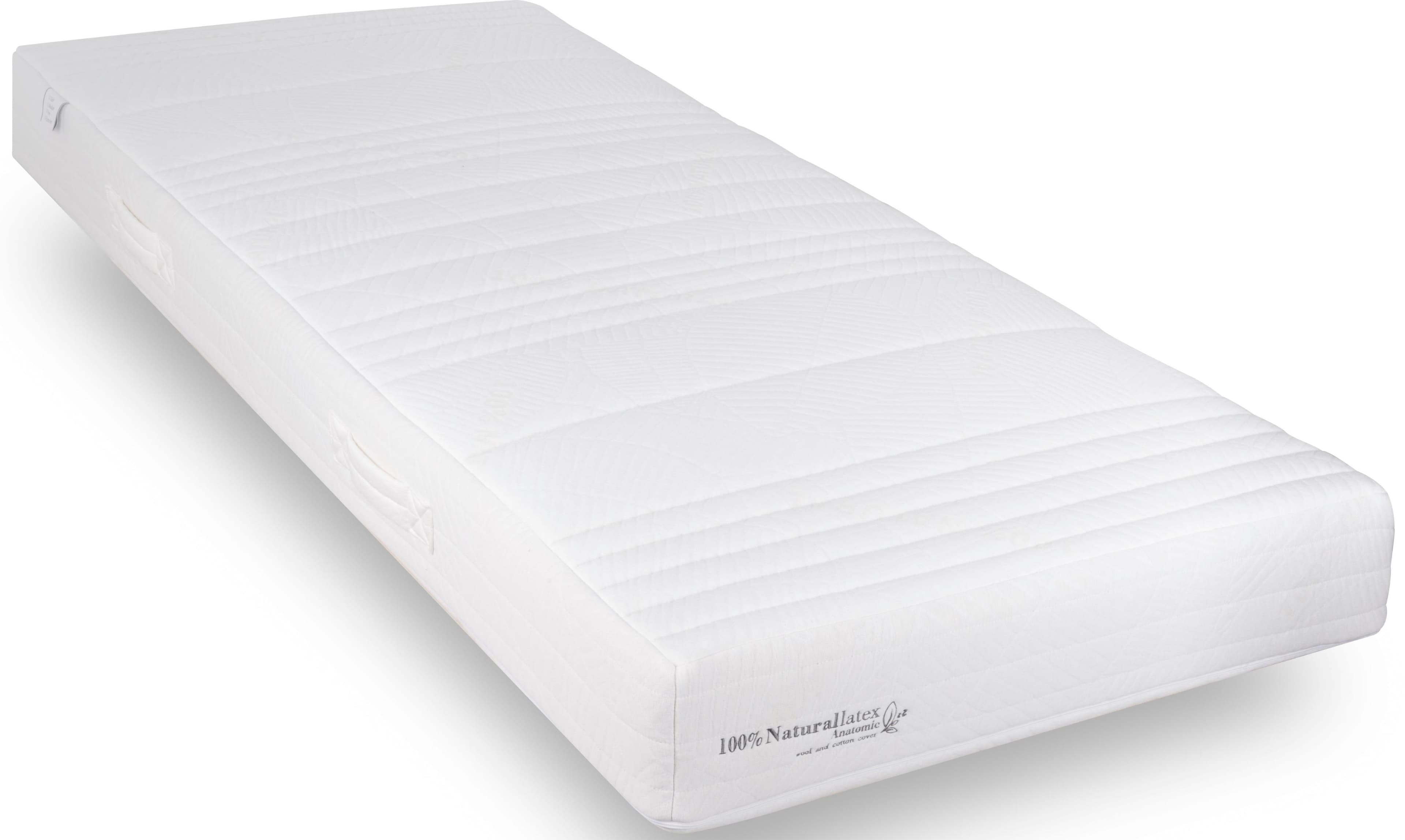 REVOR BEDDING Anatomic NATUR 19 Naturmatratze Weiß Naturlatex 180x210cm
