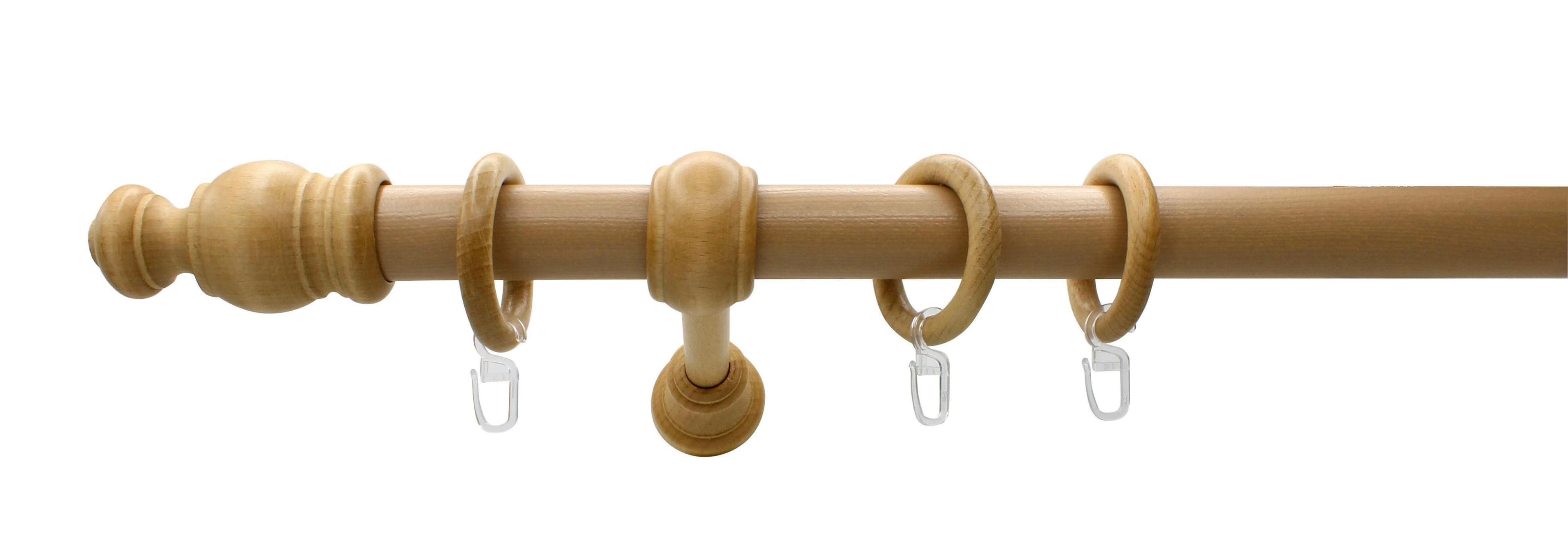 Gardinenstange SUNLINES Holz 28 mini Gr. 4 Braun Holzwerkstoff