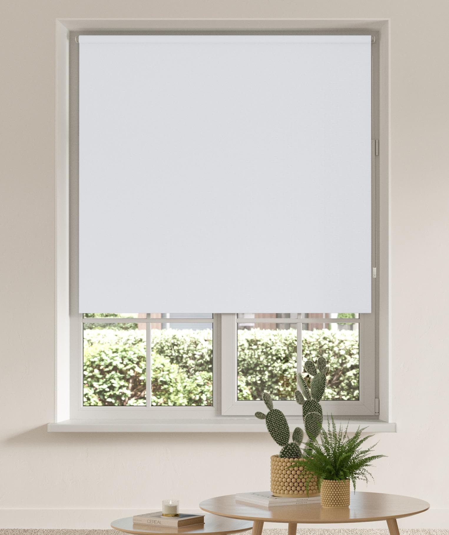 Seitenzugrollo my home Themse Gr. 5, weiß, 80 cm Breite, Polyester