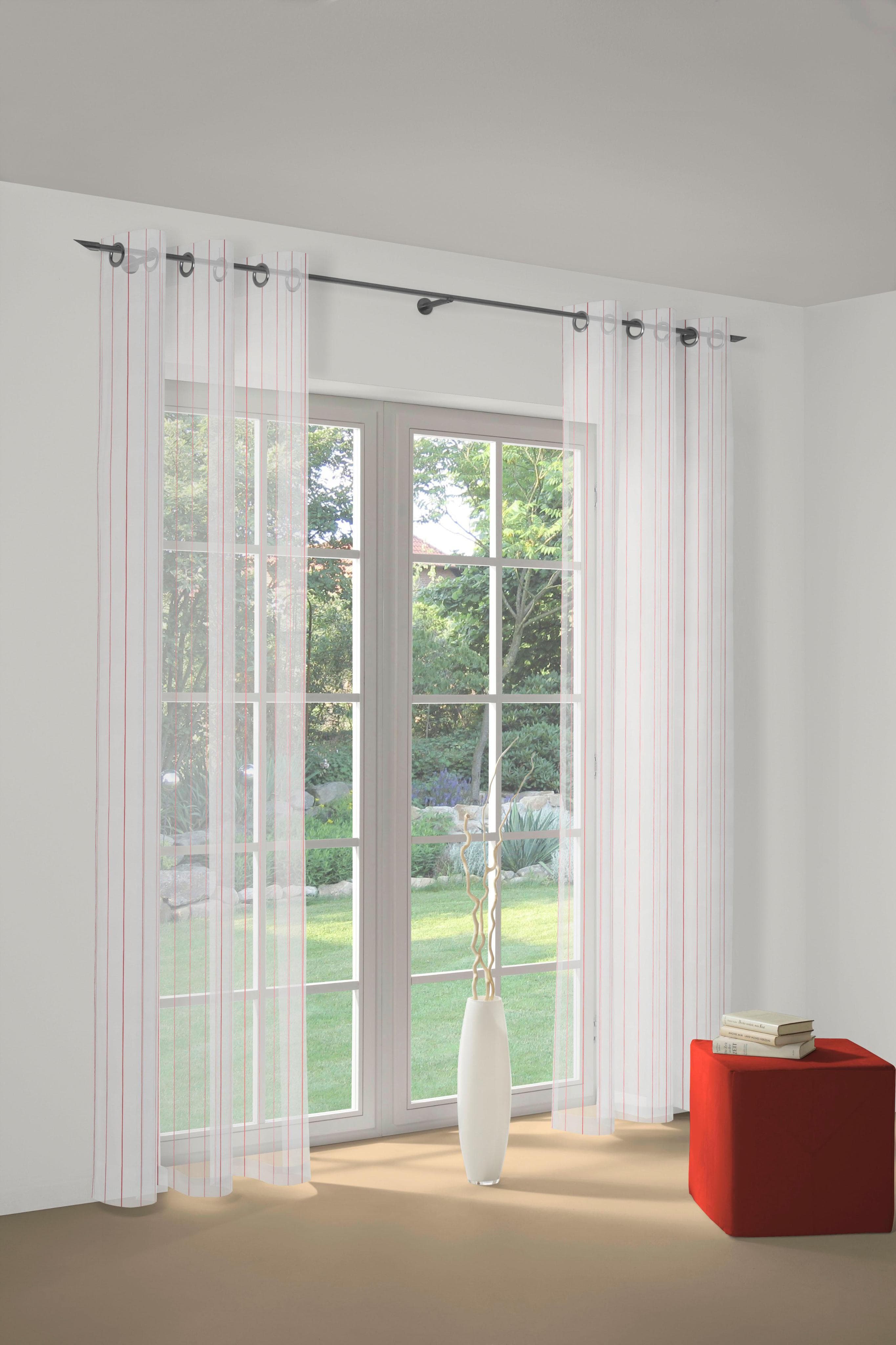 Gardine WIRTH "7227" Terrakotta Polyester