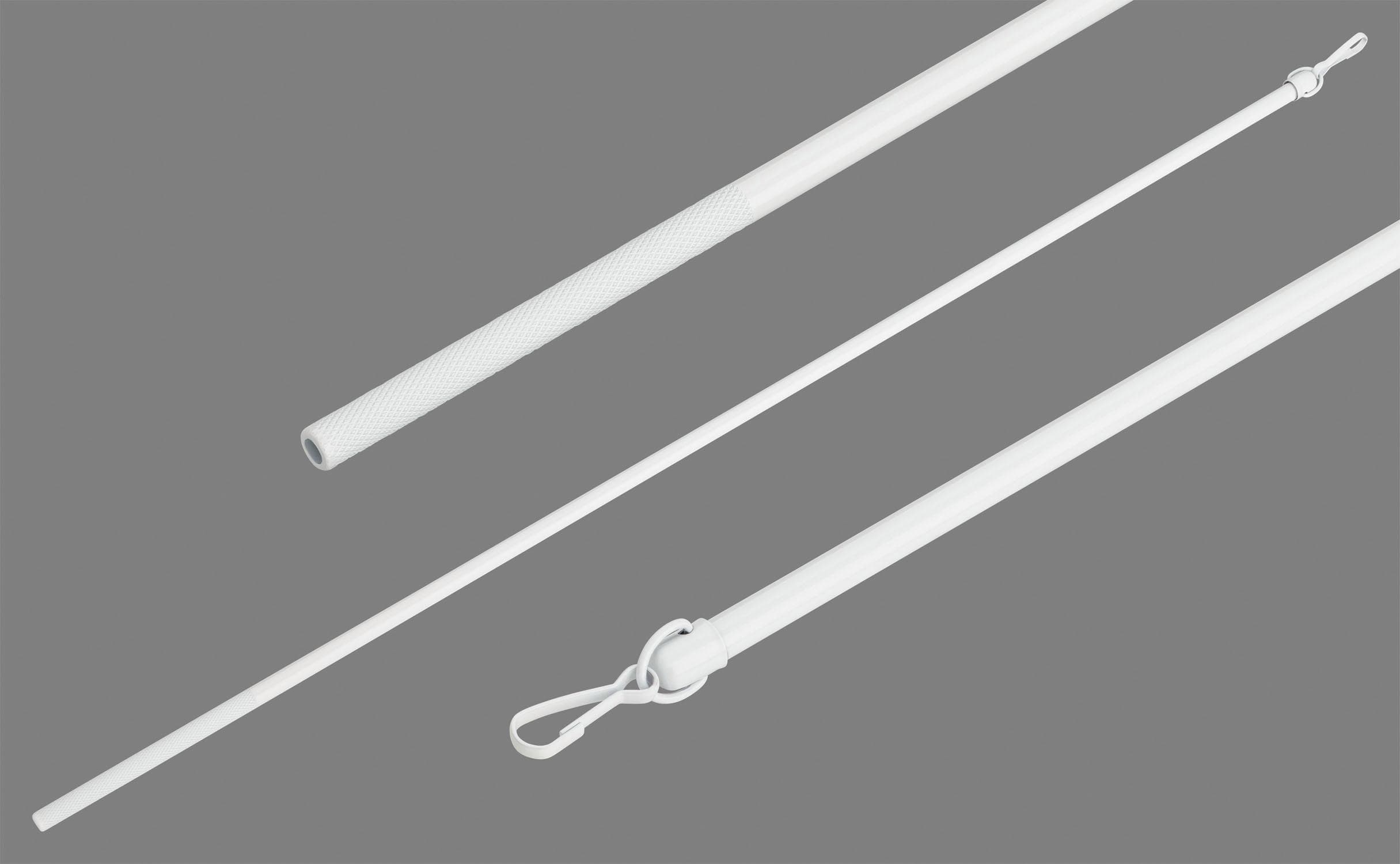 GOOD LIFE Schleuderstab Prim Weiß 125cm Aluminium
