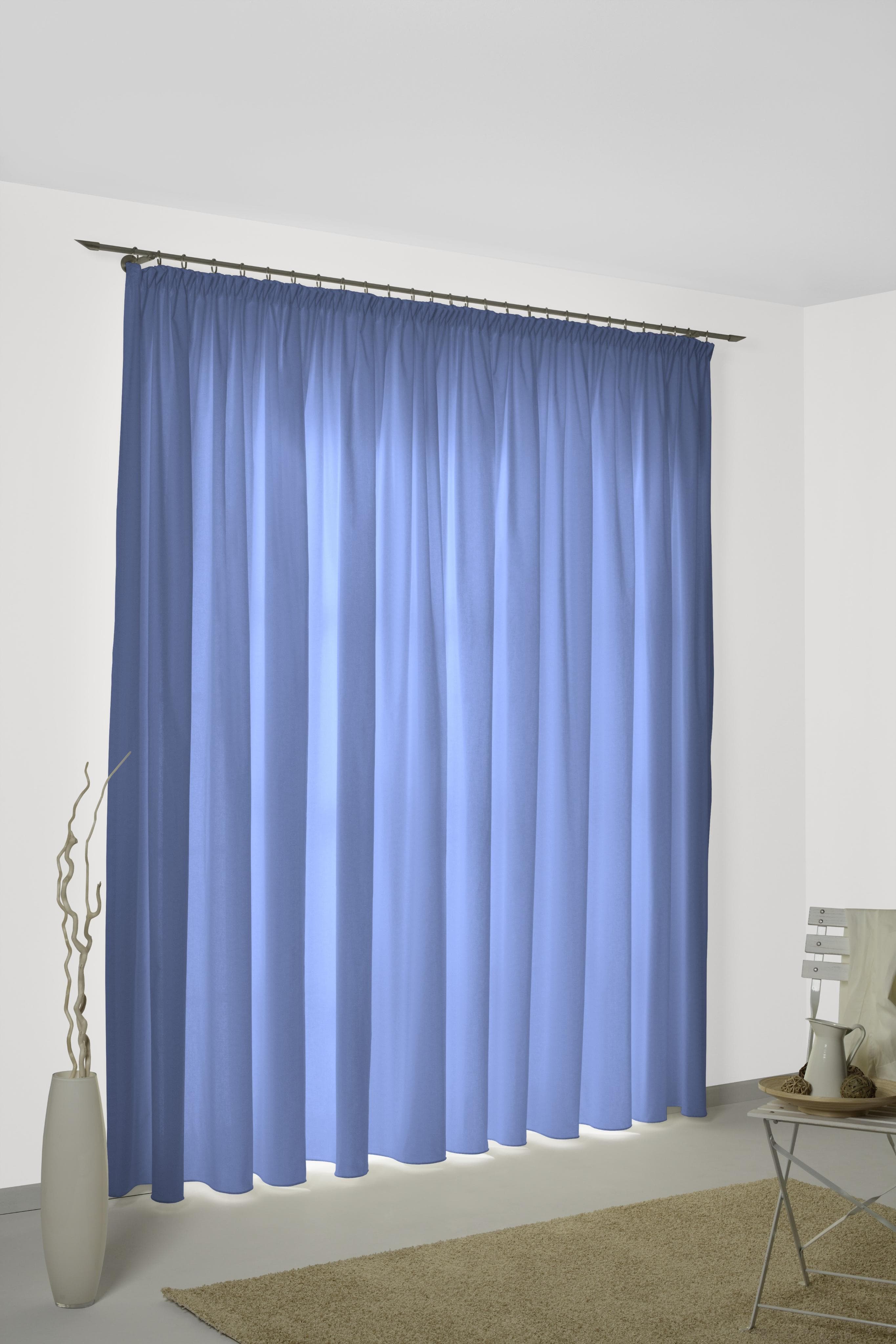 WIRTH Vorhang SUNBONE Blau Verdunkelnd Polyester