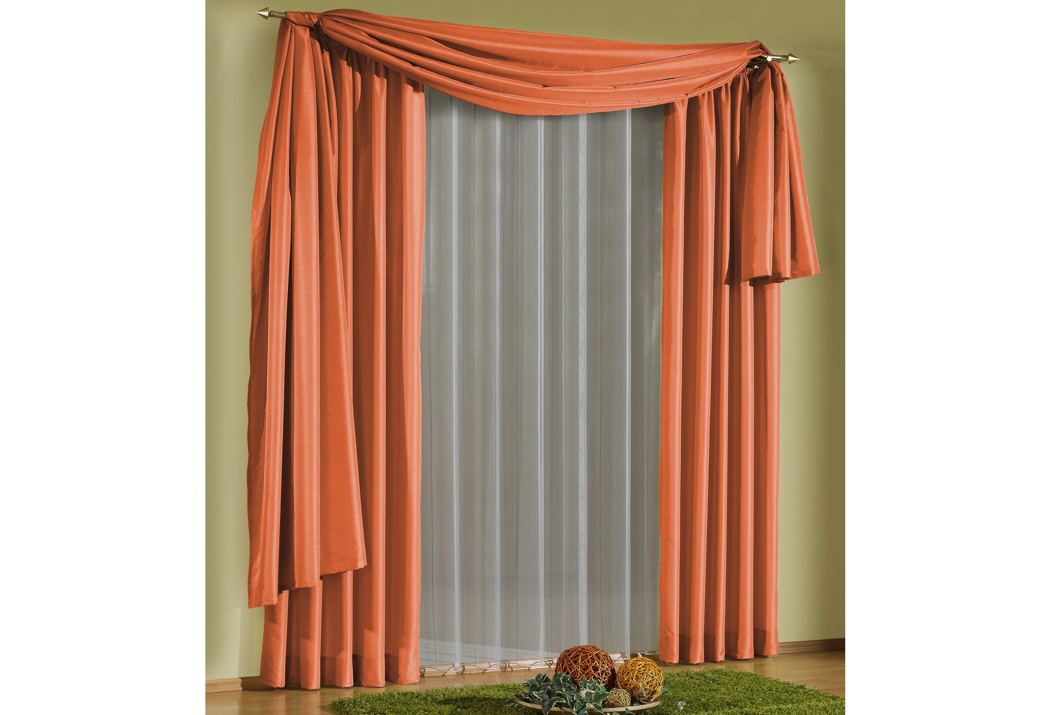 Gardine WIRTH "Daria" Orange Polyester