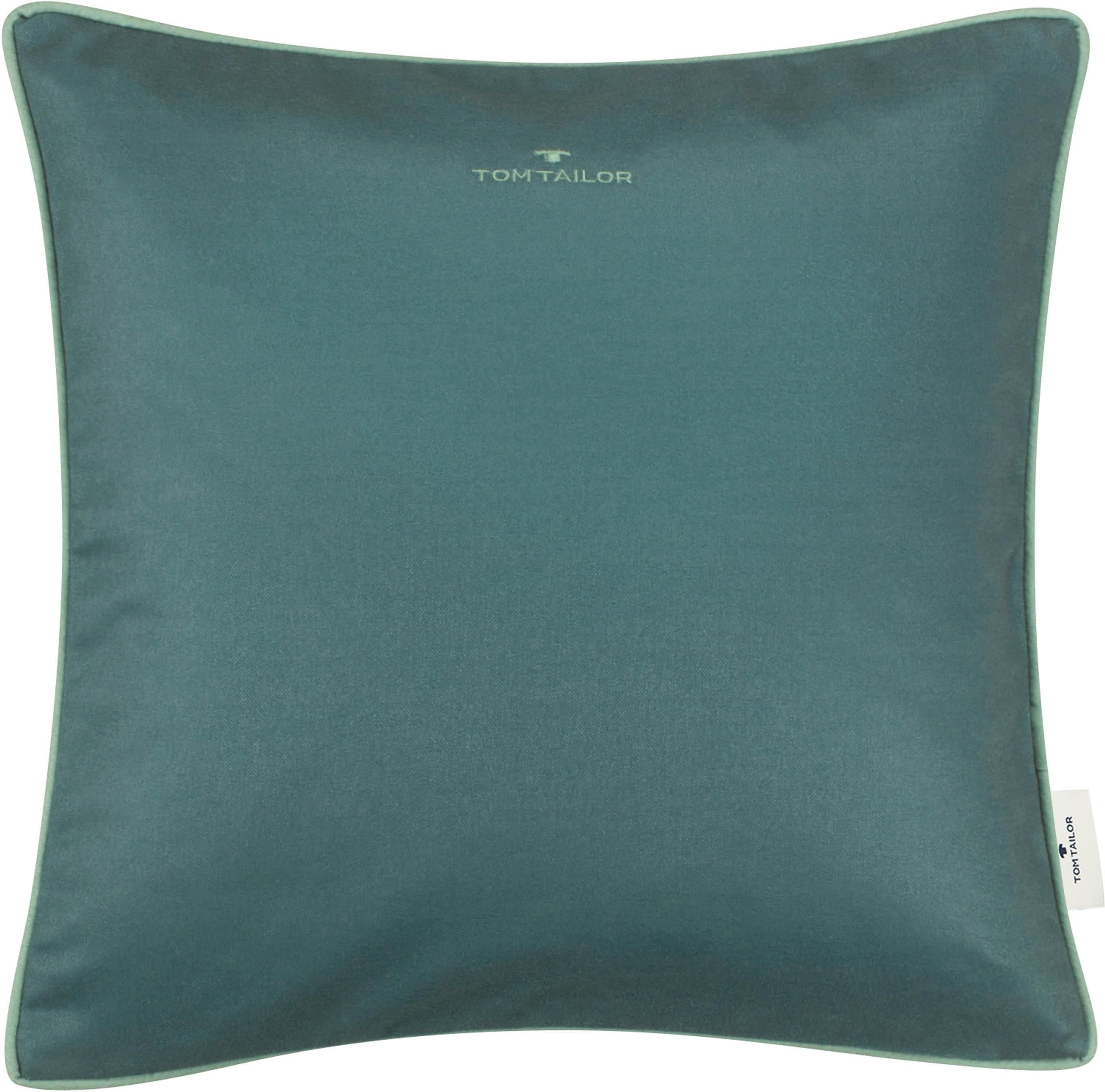 TOM TAILOR HOME Dekokissen Dove Signature Grün 40x40 cm
