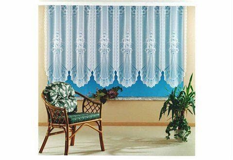 Gardine Weckbrodt Adria Jacquard Polyester Weiß