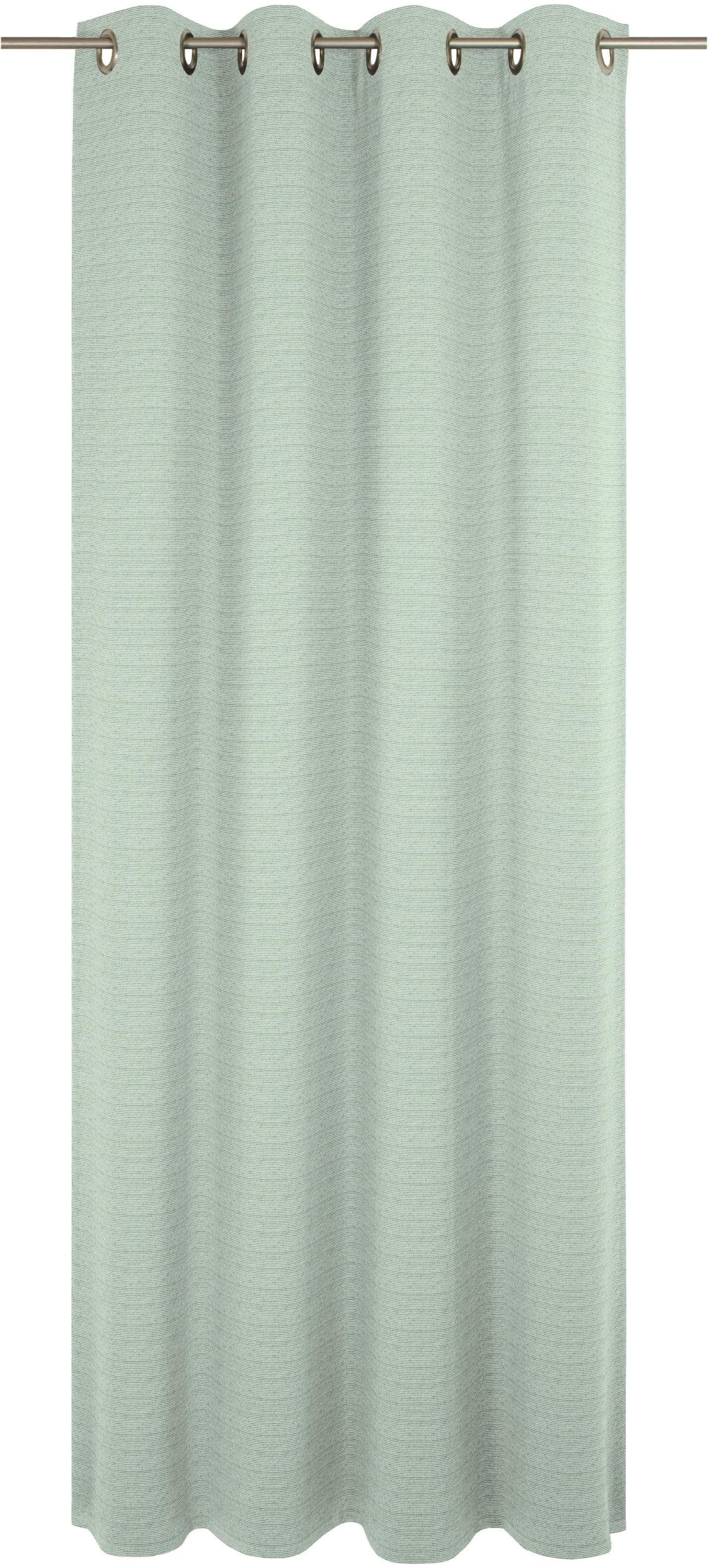 WIRTH Vorhang Berwick Grün Jacquard mit Ösen