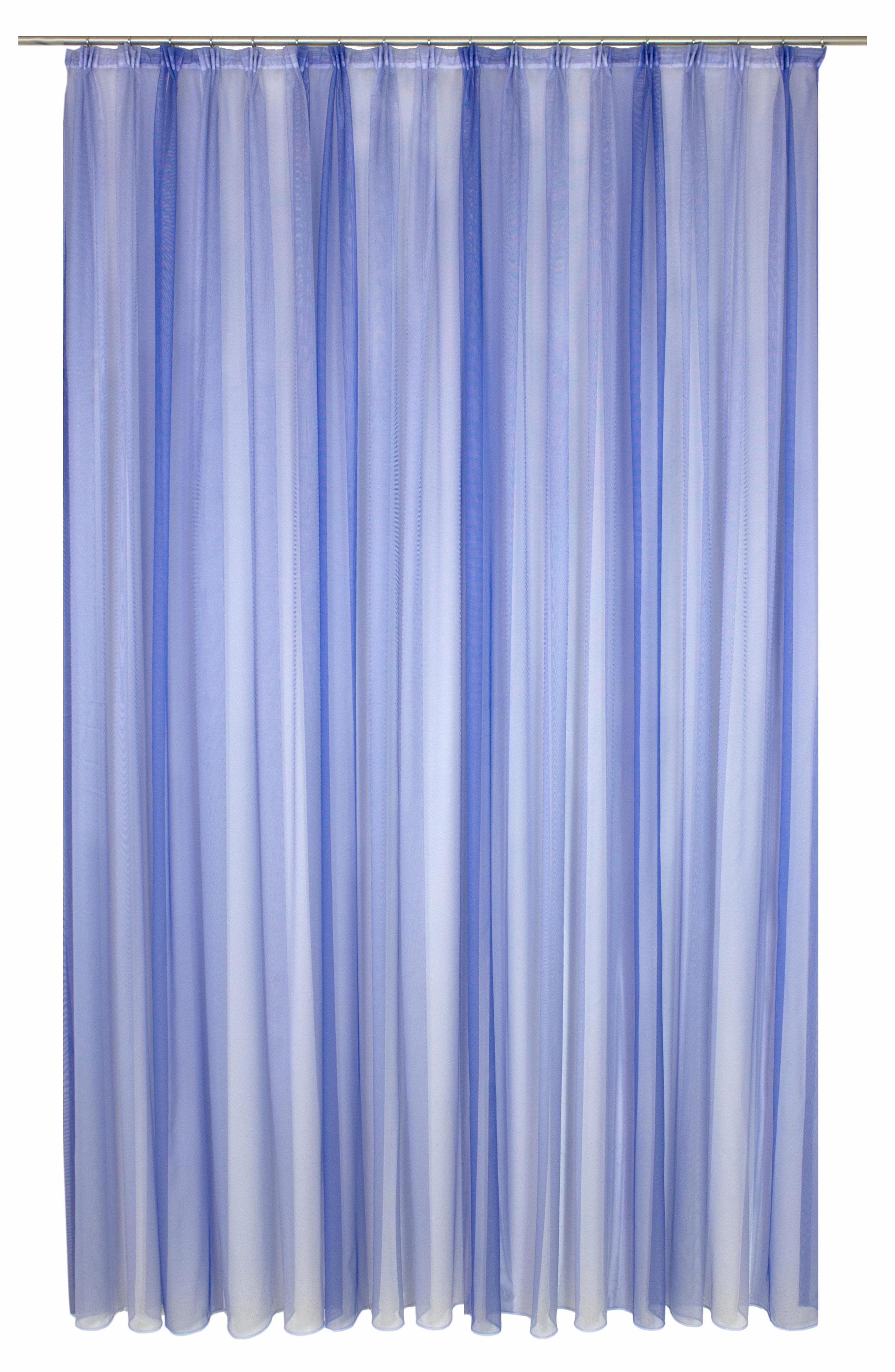 WIRTH Gardine Eloise Blau Polyester