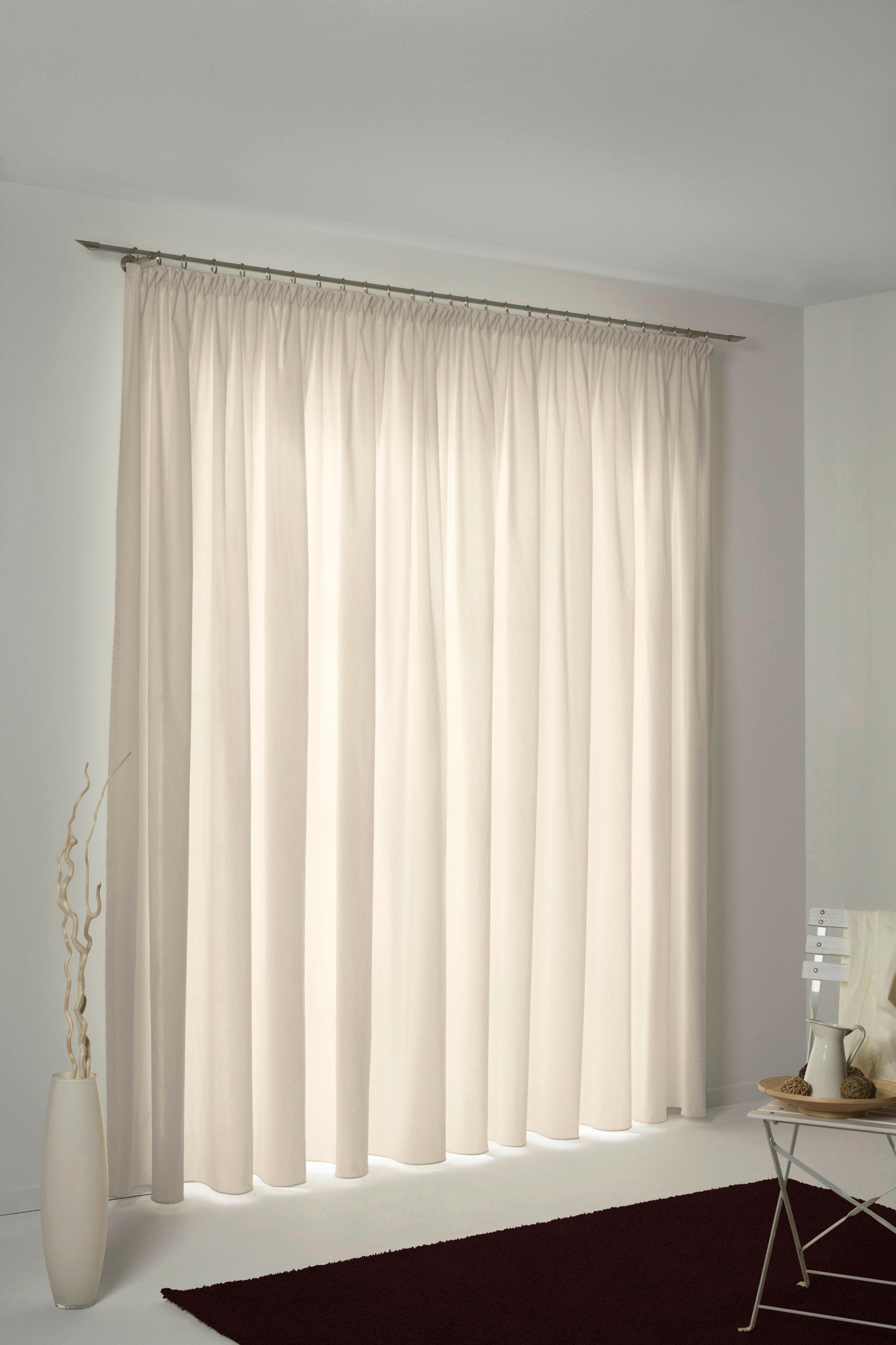 Guido Maria Kretschmer Home & Living Vorhang Jacquard Baumwolle Beige