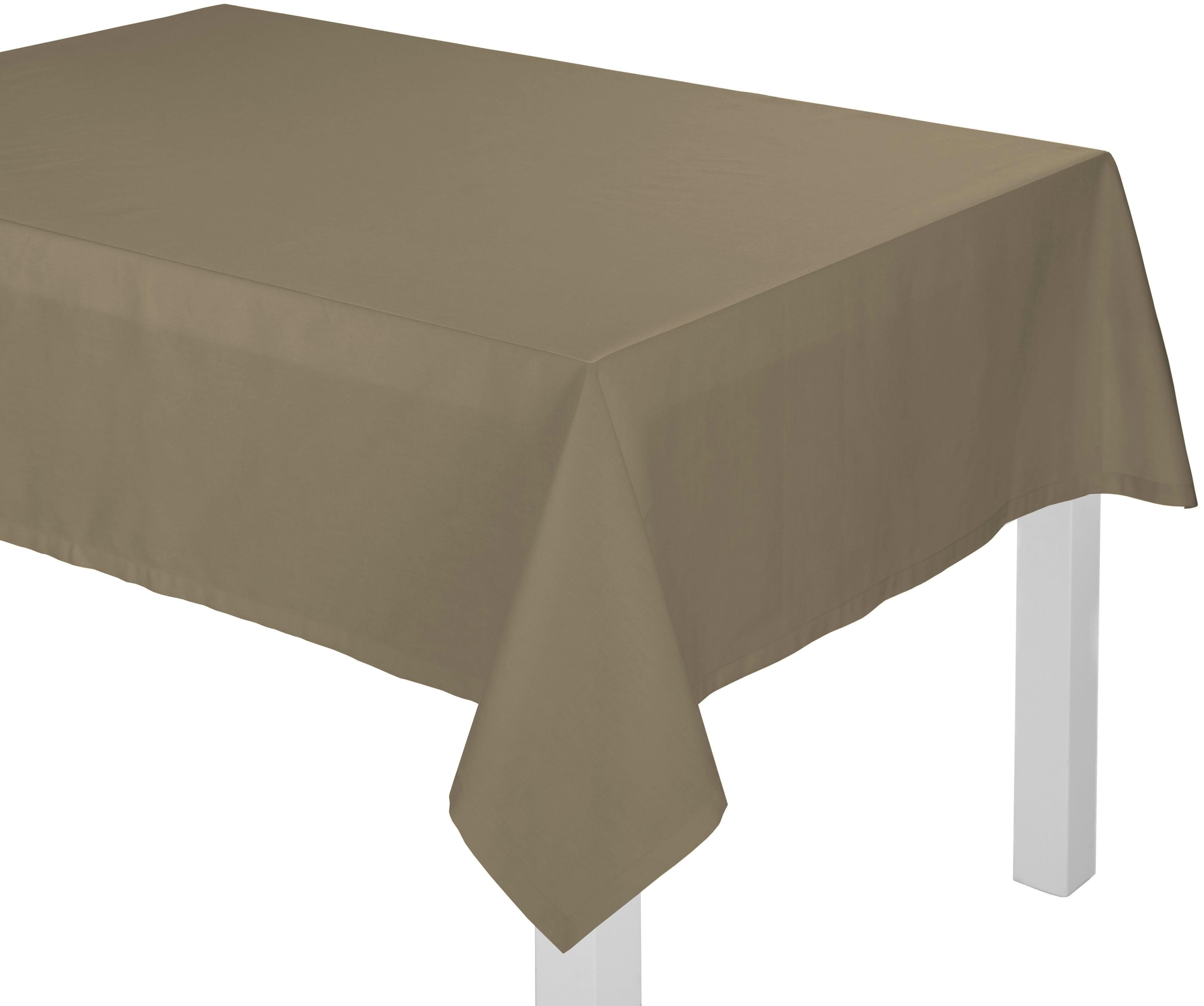 Tischdecke WIRTH NEWBURY Gr. 3, 130x160cm, Baumwolle-Polyester, Braun
