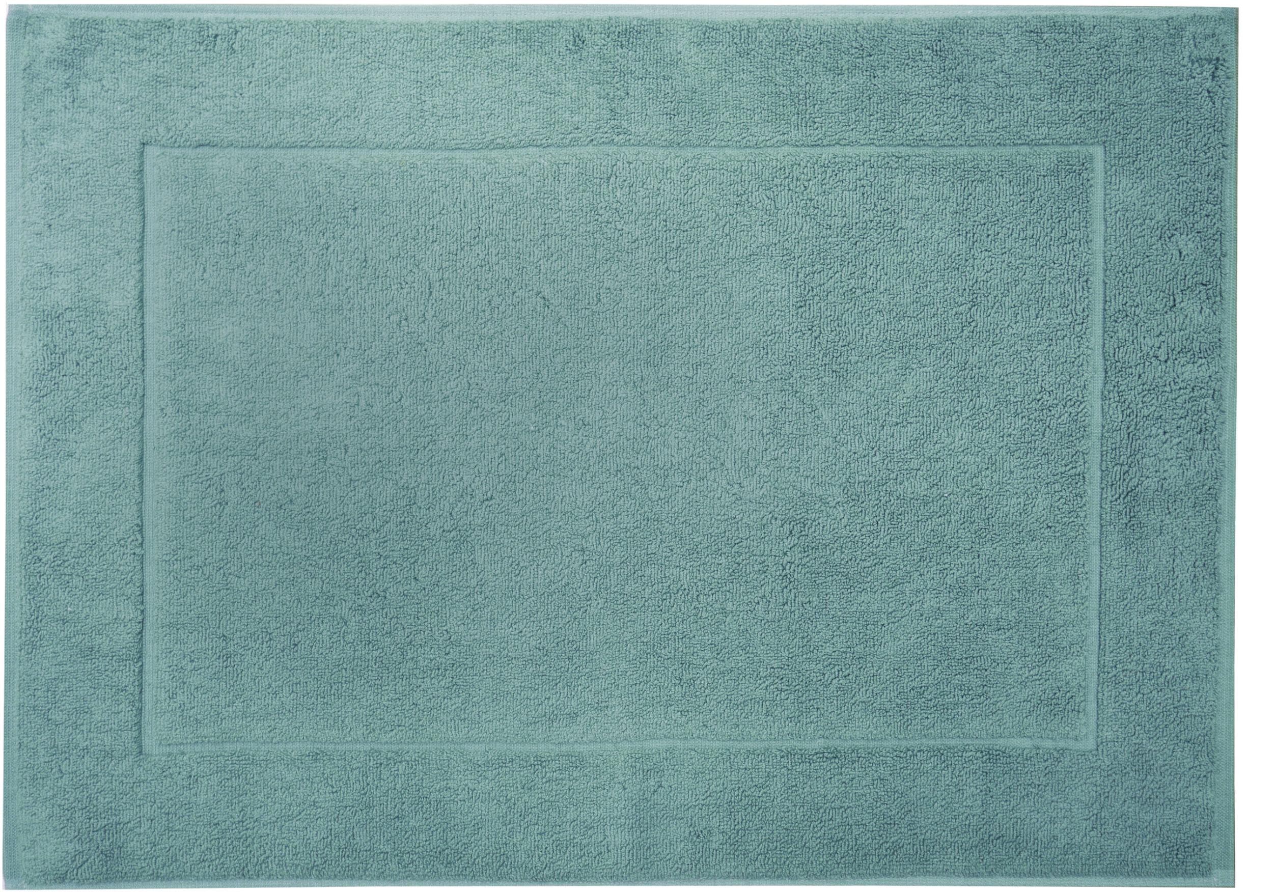 FRAMSOHN Badematte Uni Basic Hotelmatte Sky 100% Baumwolle