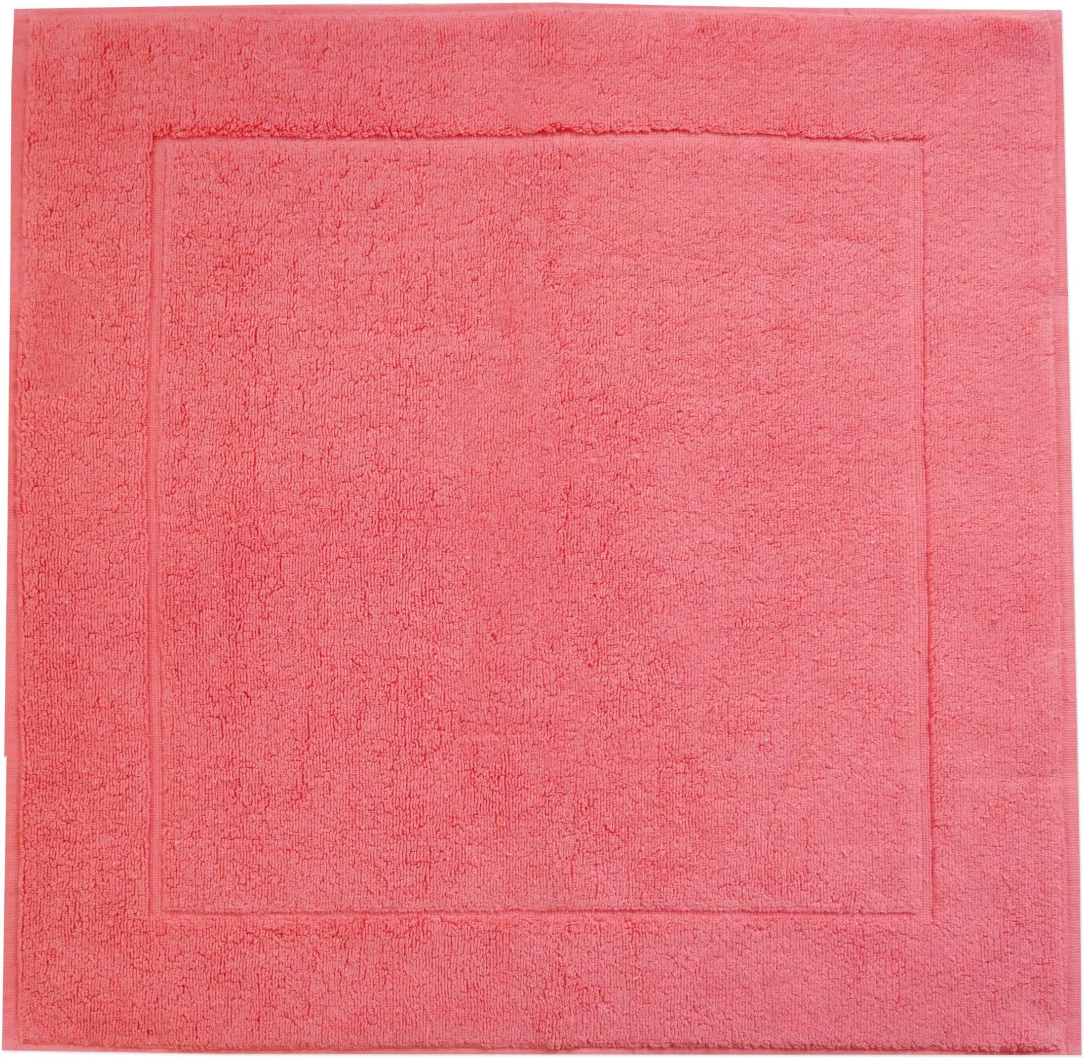 FRAMSOHN FROTTIER Uni Basic Hotelmatte Badematte rot