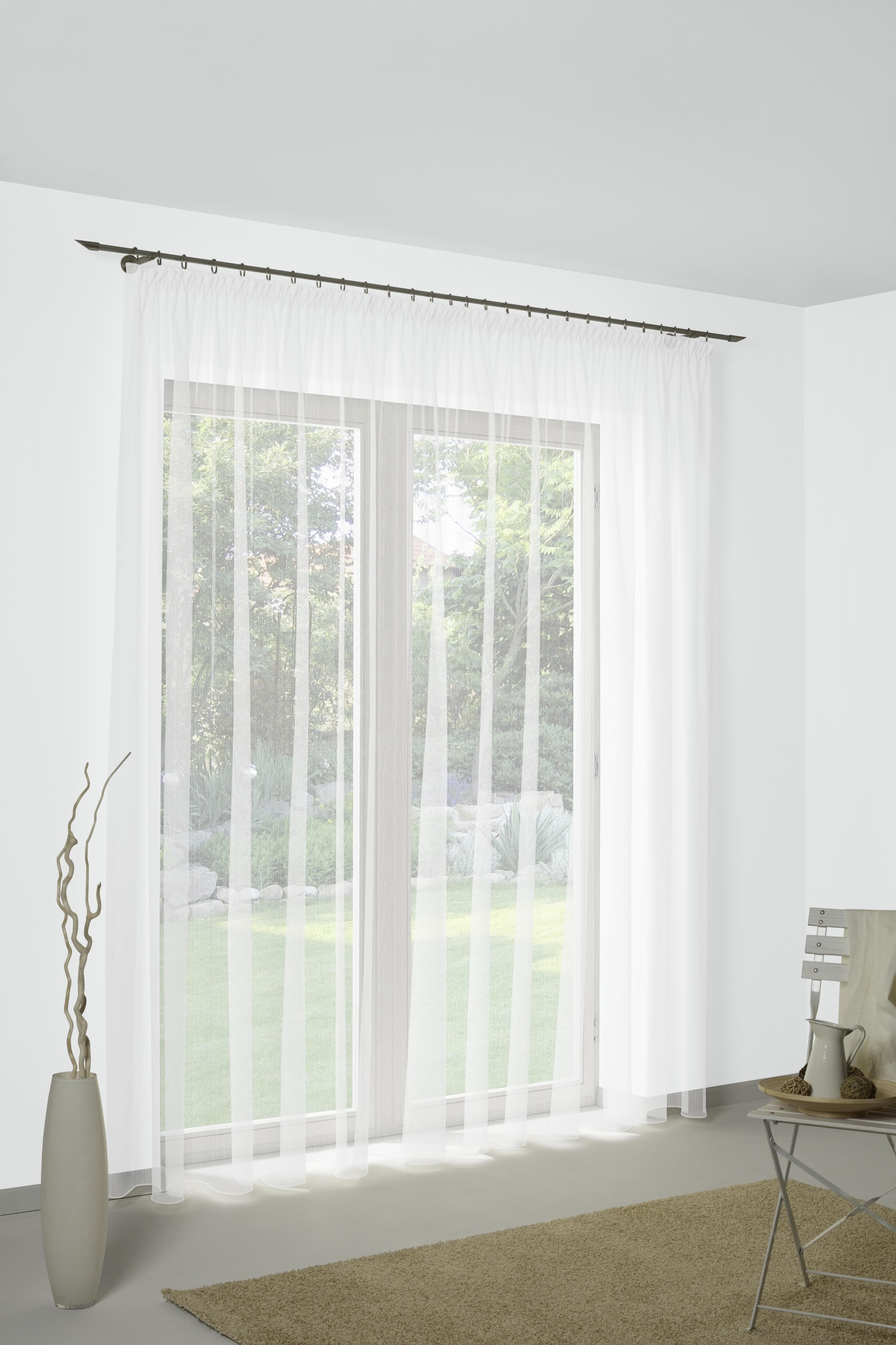 Gardine WIRTH "Heike" 14 Weiß Polyester