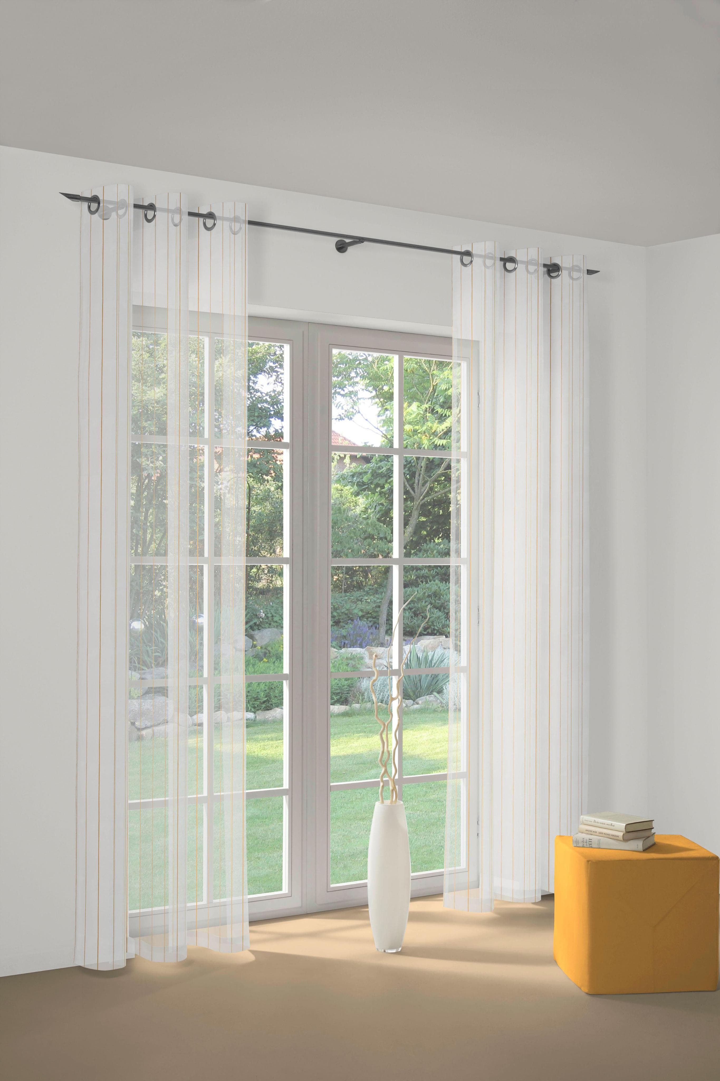 Gardine WIRTH 7227 Orange Polyester Store