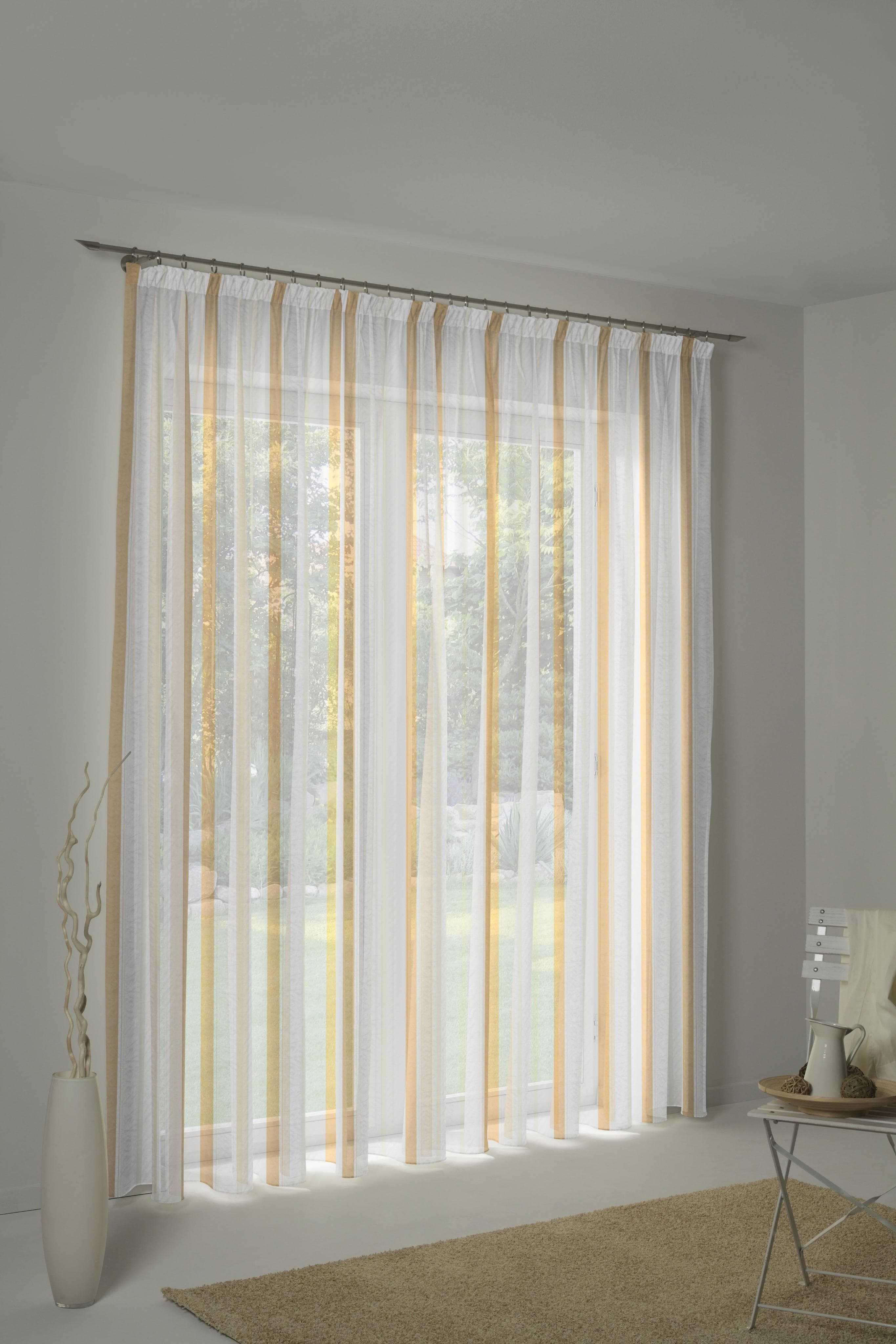 WIRTH Vorhang Nicole Gold Polyester Gardine