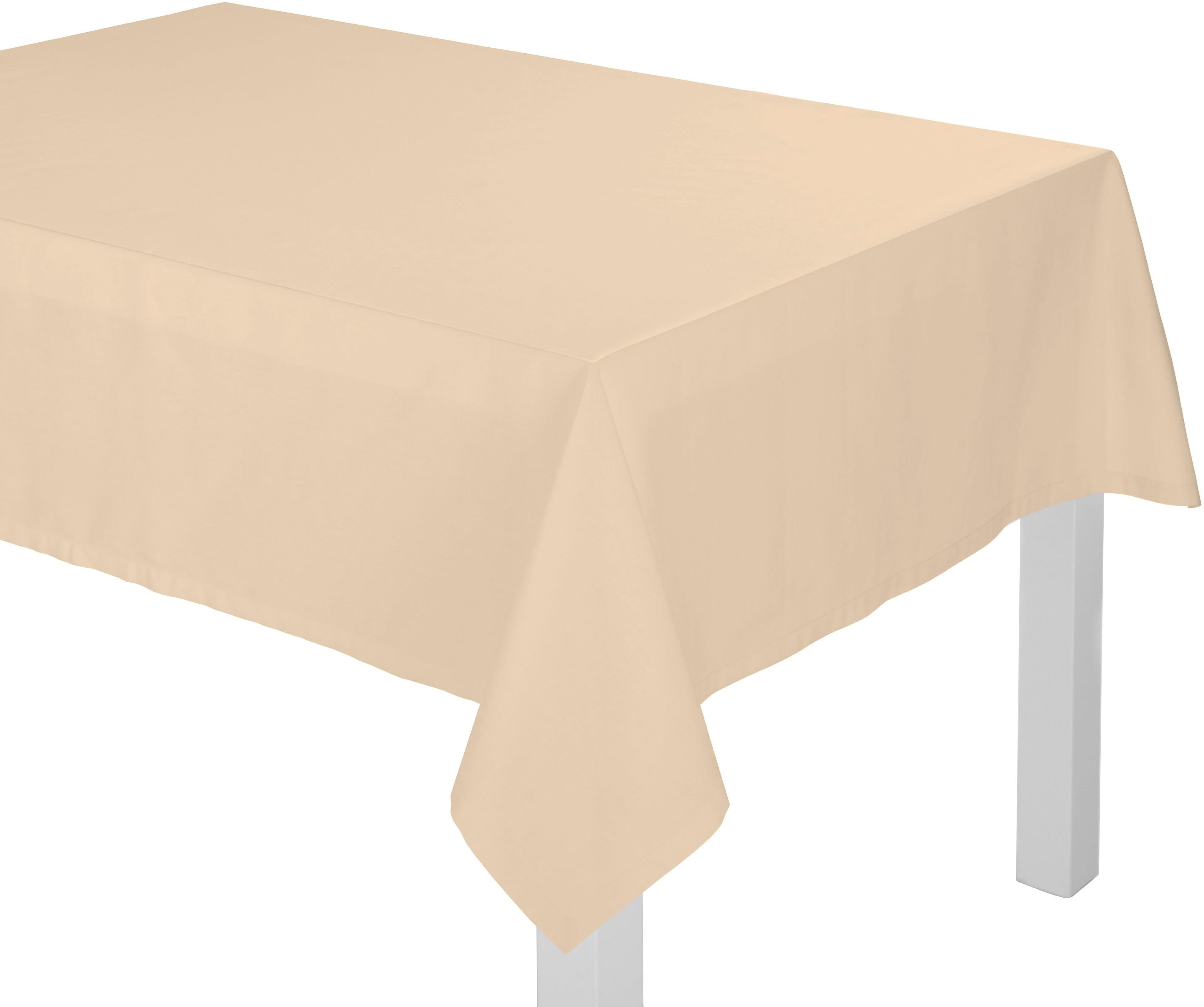 Tischdecke WIRTH NEWBURY Gr. 6 Beige Baumwolle Polyester