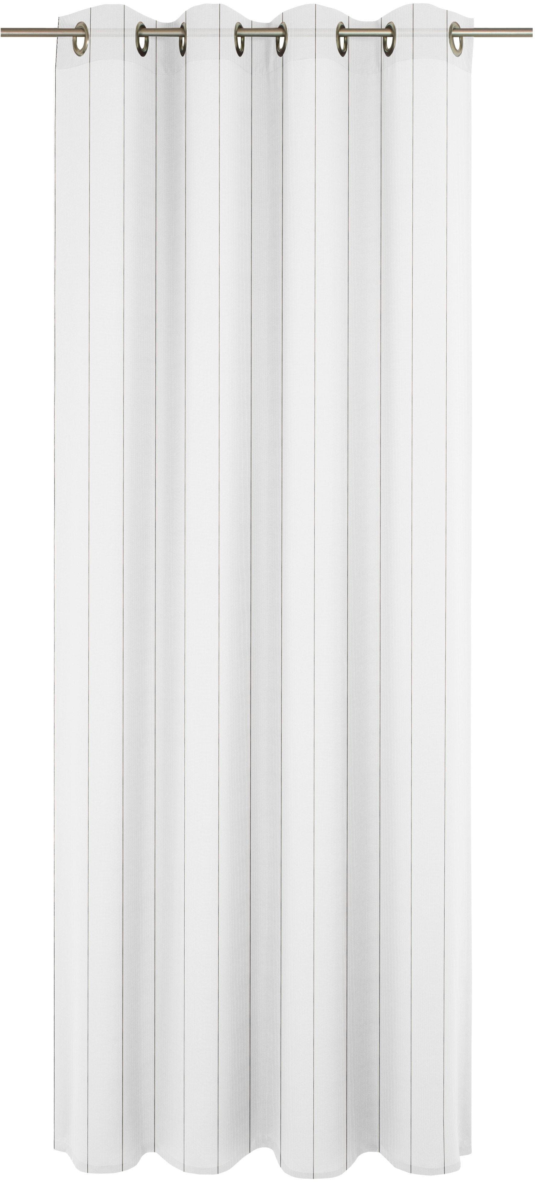 WIRTH Chiara Gardine Braun/Silberfarben Jacquard Polyester