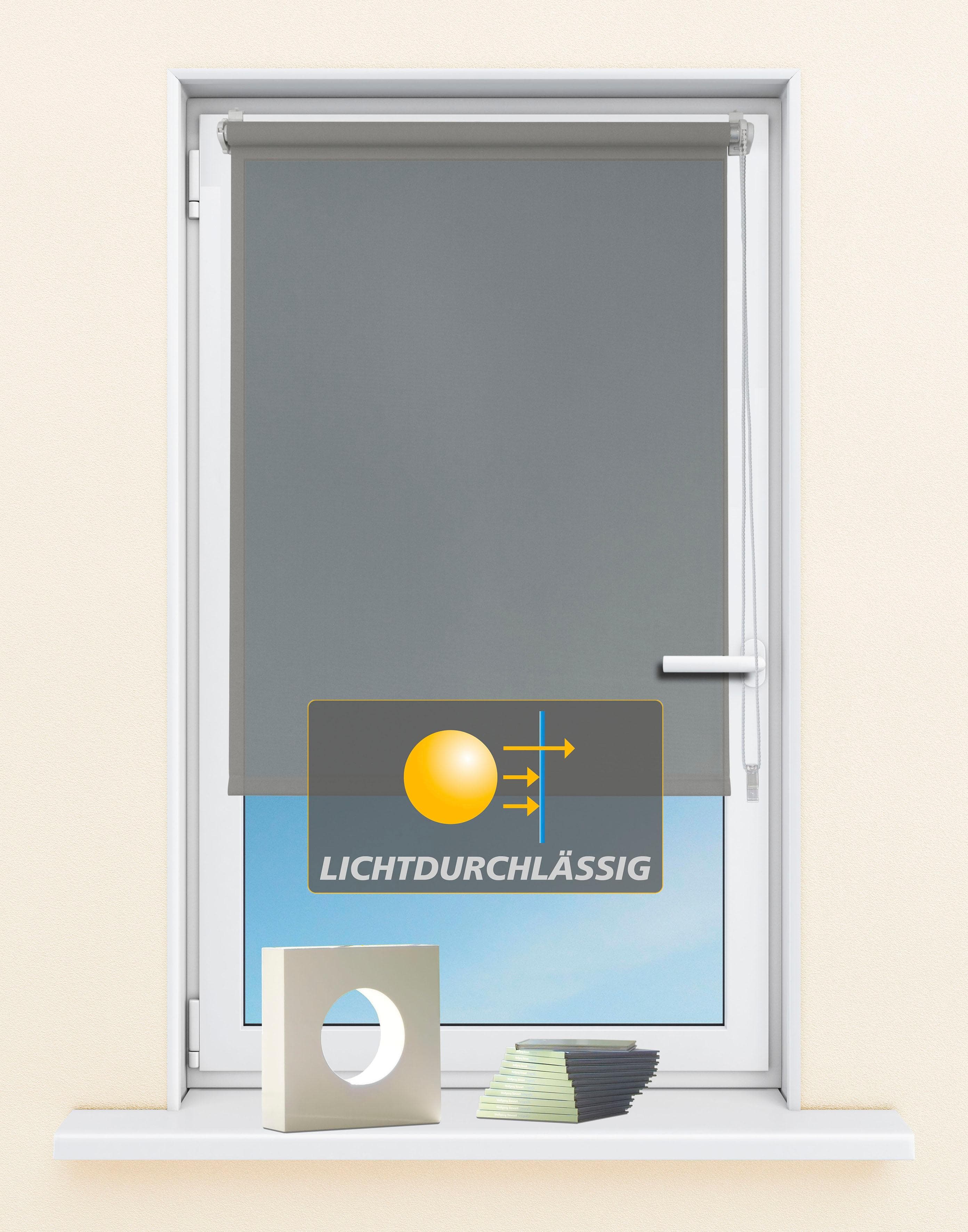 Kutti Seitenzugrollo 'Ida' - Lichtschutz & Sichtschutz, Bohrfrei mit Klemmfix