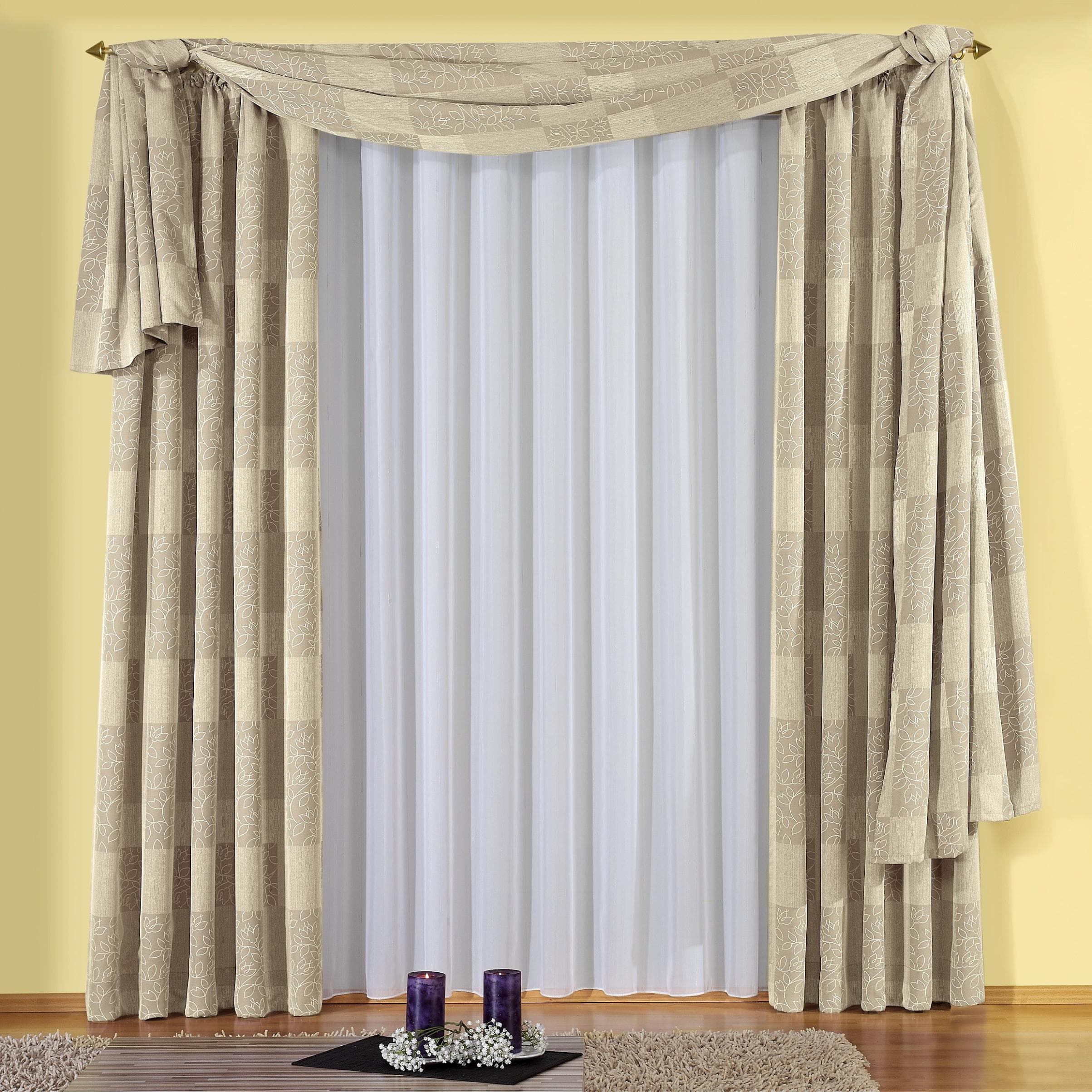 WIRTH Gardine Vanessa 15 Weiß Voile Polyester