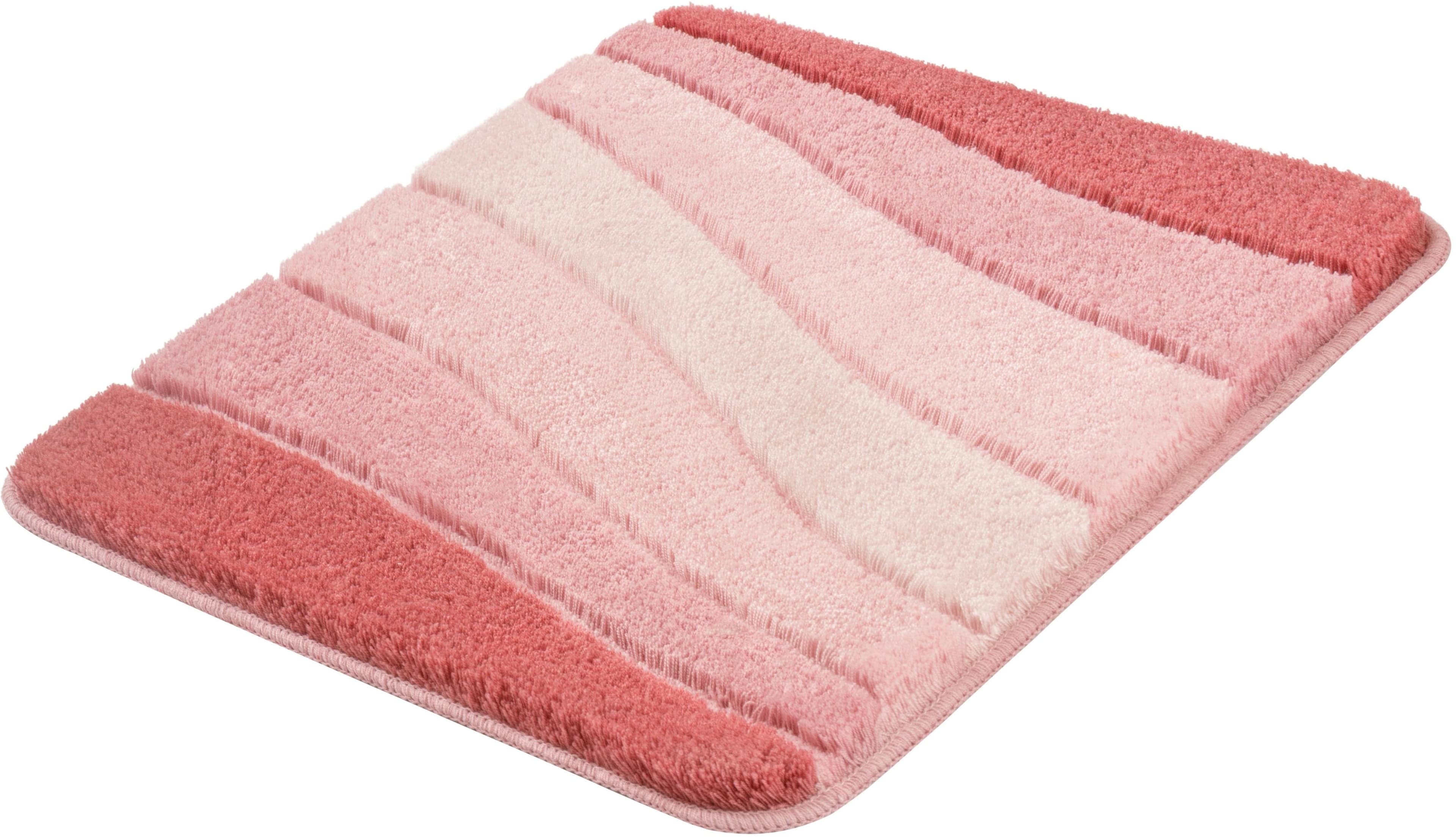 Badematte MEUSCH "Ocean" Lila Kunstfaser Wellen Design