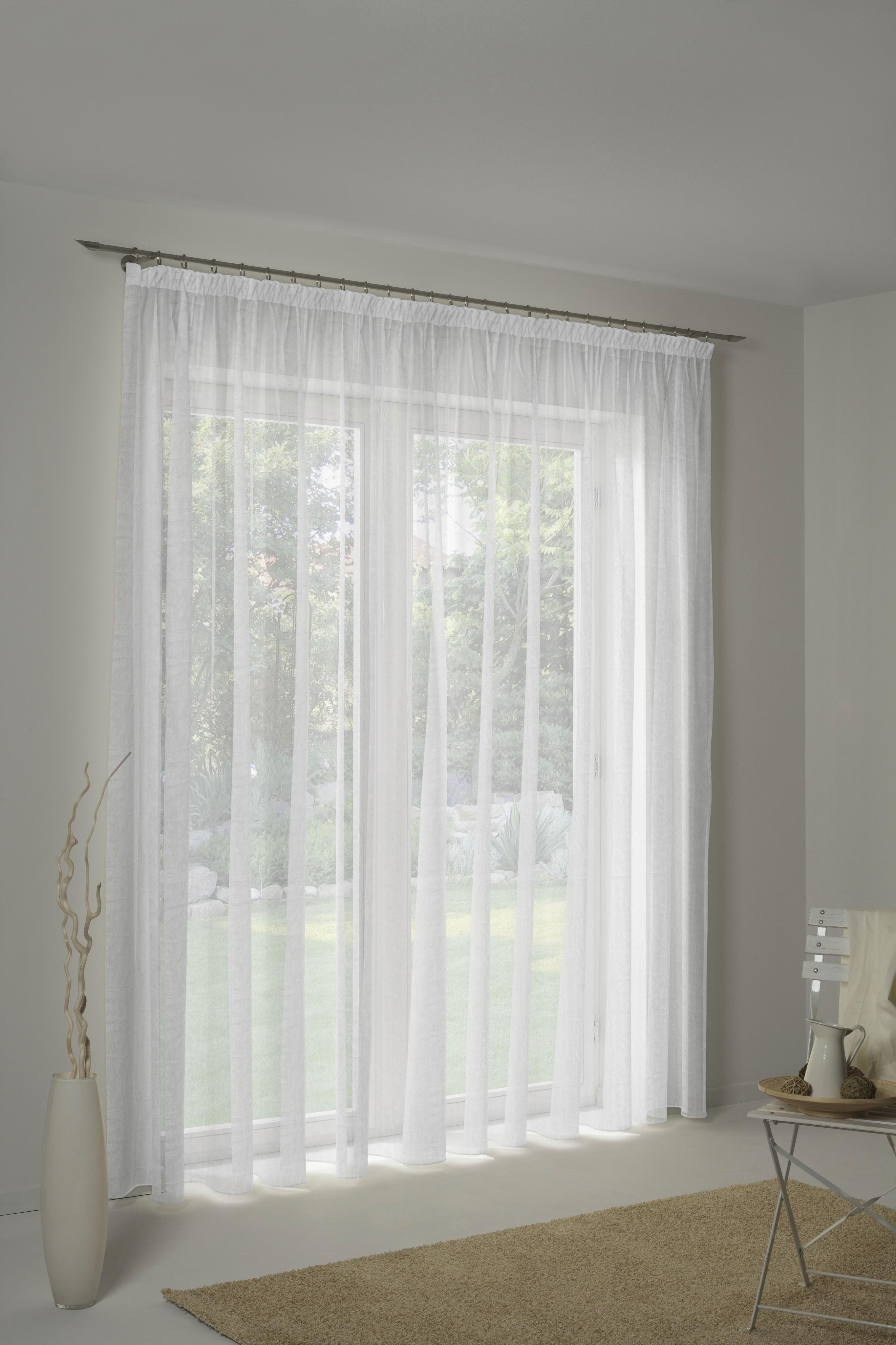WIRTH Vorhang Nicole Weiß Polyester Gardine