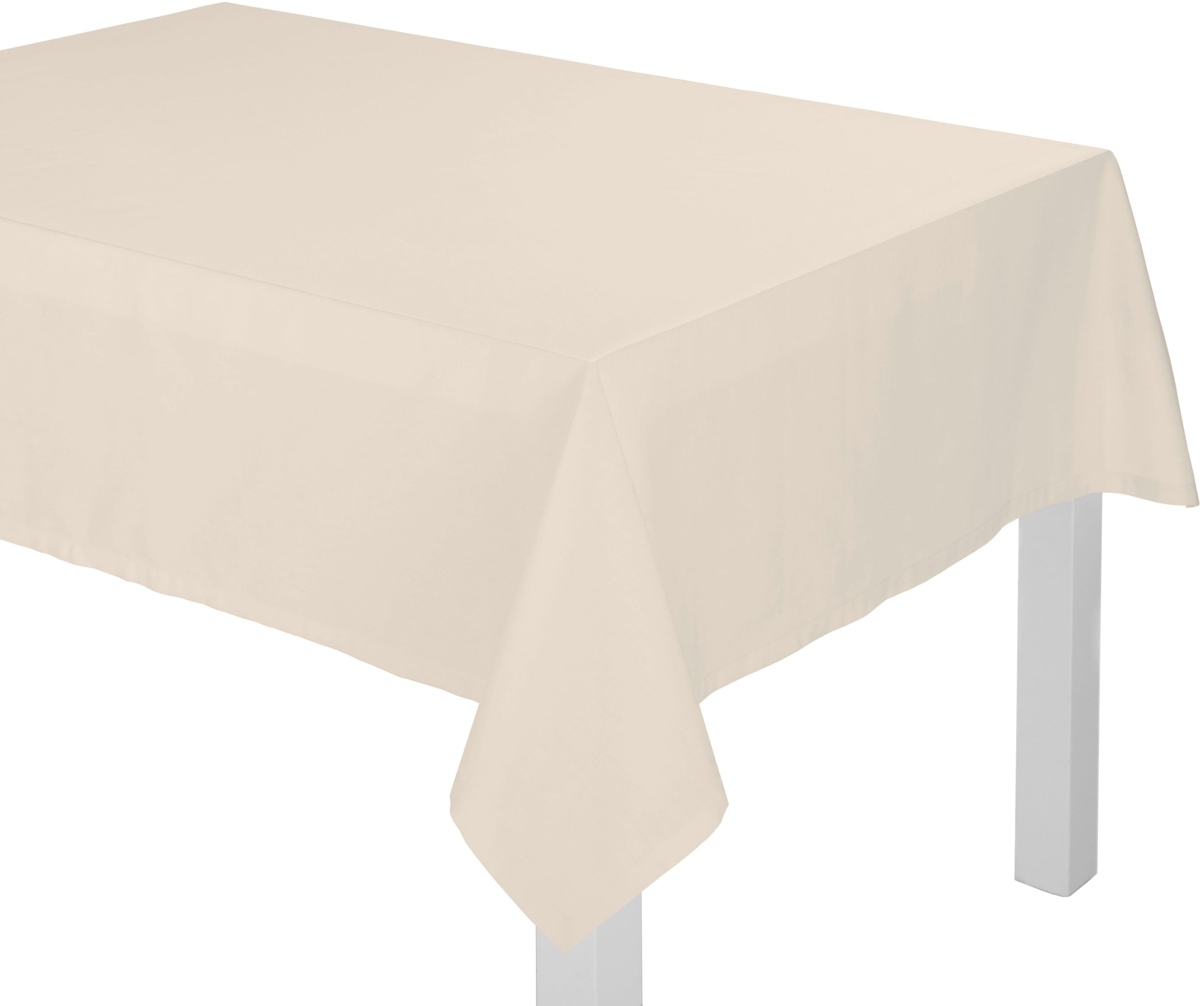 Tischdecke WIRTH NEWBURY Creme 190x130cm Baumwolle Polyester