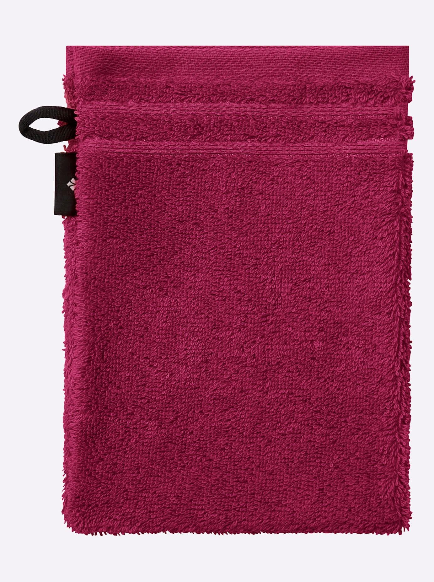 Handtuch VOSSEN Gr. 6 Dunkelrot 30x30 cm Baumwolle