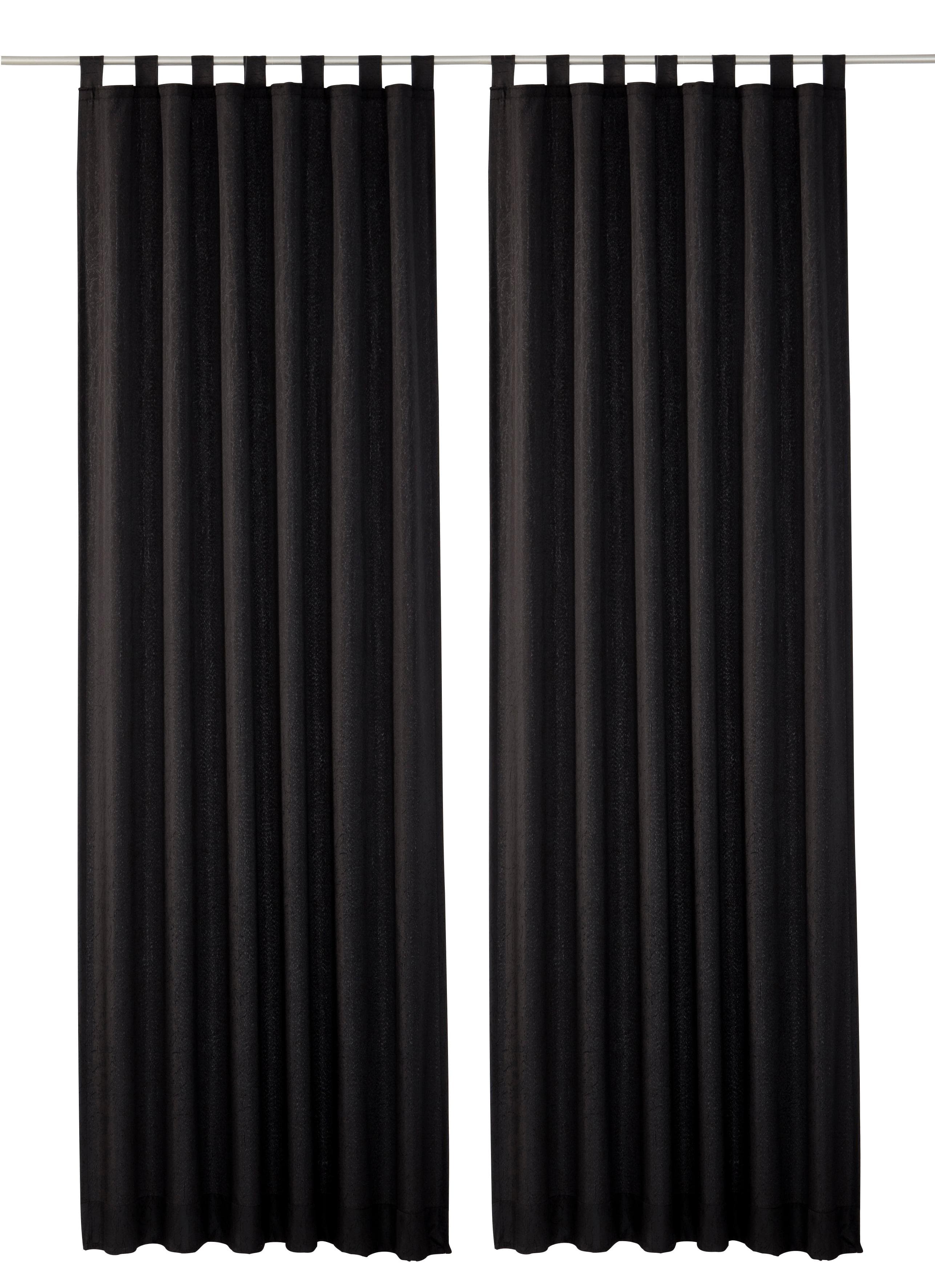 Vorhang WIRTH Lahnstein Gr. 4 Schwarz Polyester