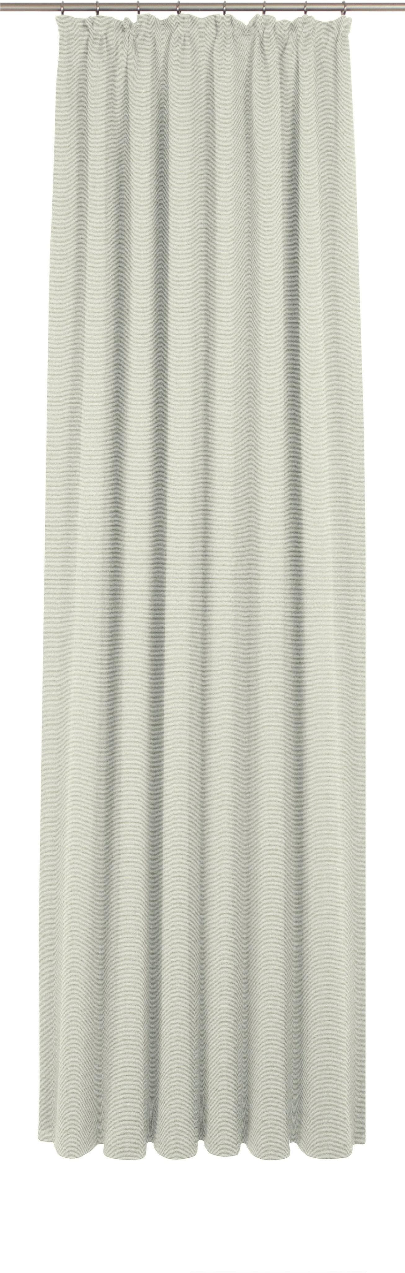 Vorhang WIRTH Berwick Grau Jacquard Baumwolle Polyester Gardine
