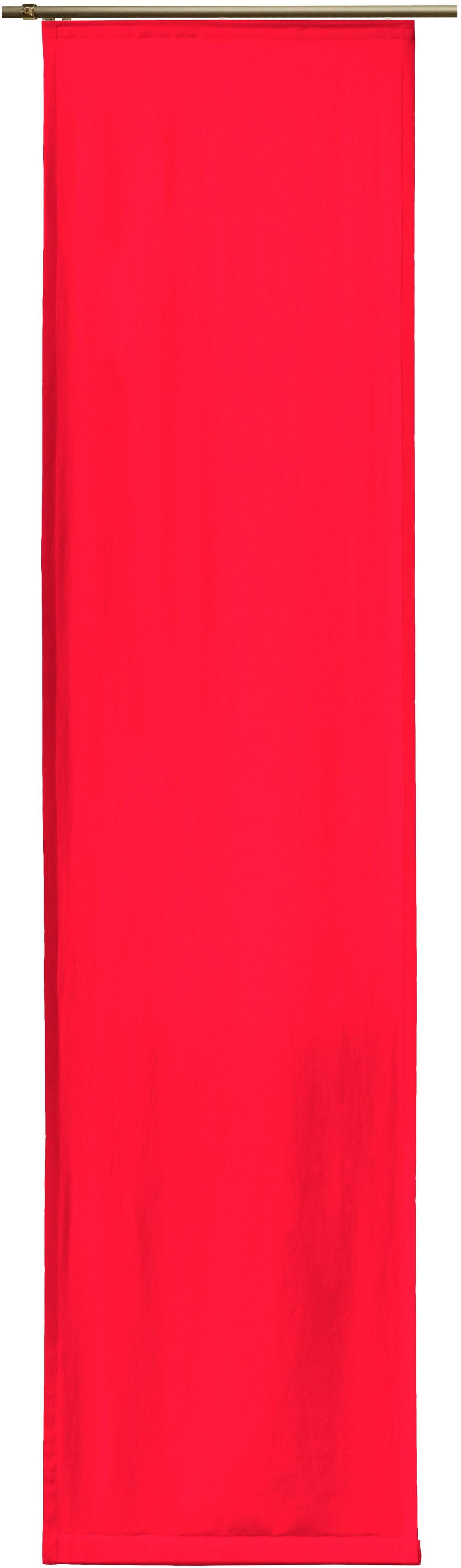 WIRTH Schiebegardine Umea Rot Jacquard Paneelwagen