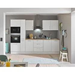 BASIC by Balculina Küchenzeile Turin Weiß Matt