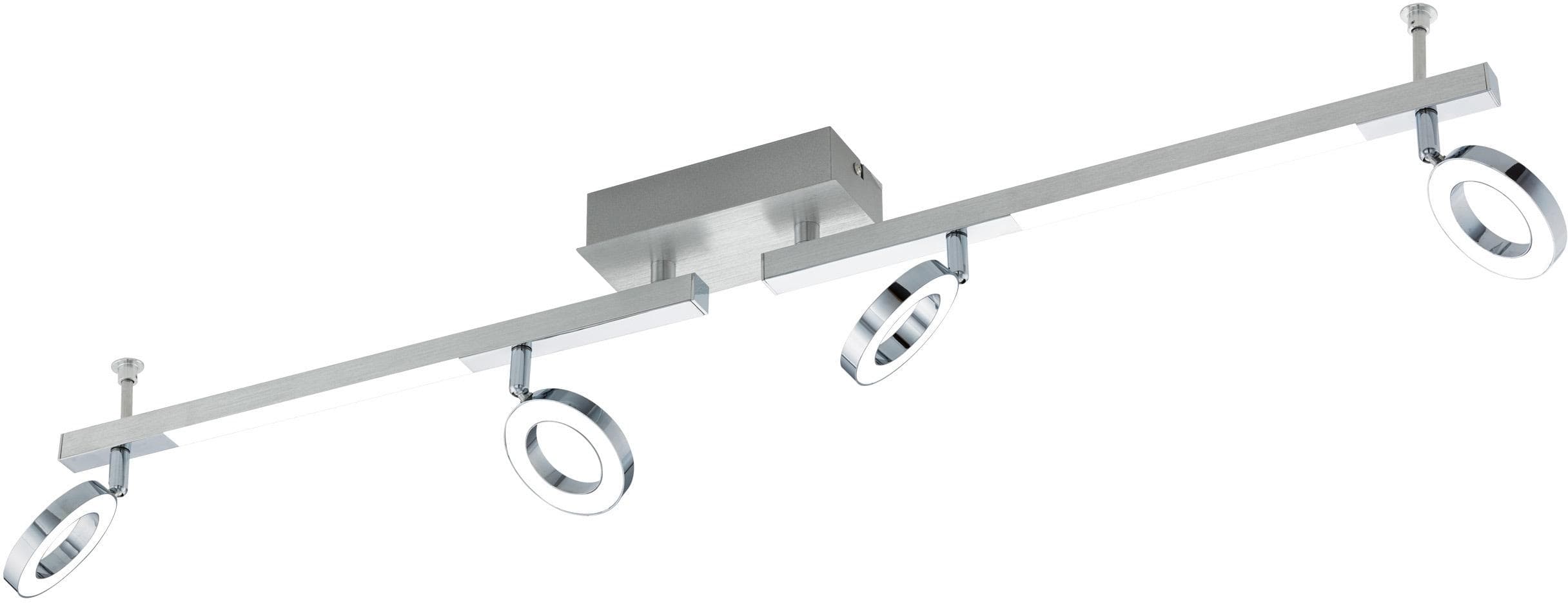 EGLO LED Deckenspots CARDILLIO Silber 4-fach Warmweiß