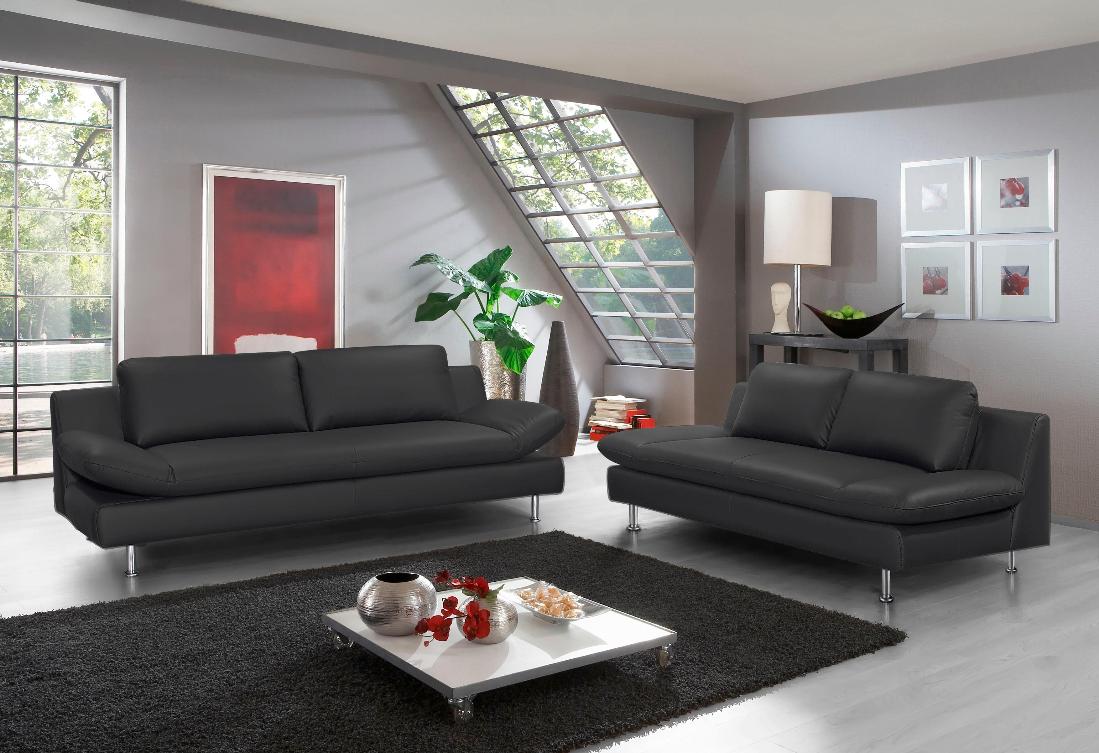 Elegantes Sofa-Set (2-Sitzer & 3-Sitzer)