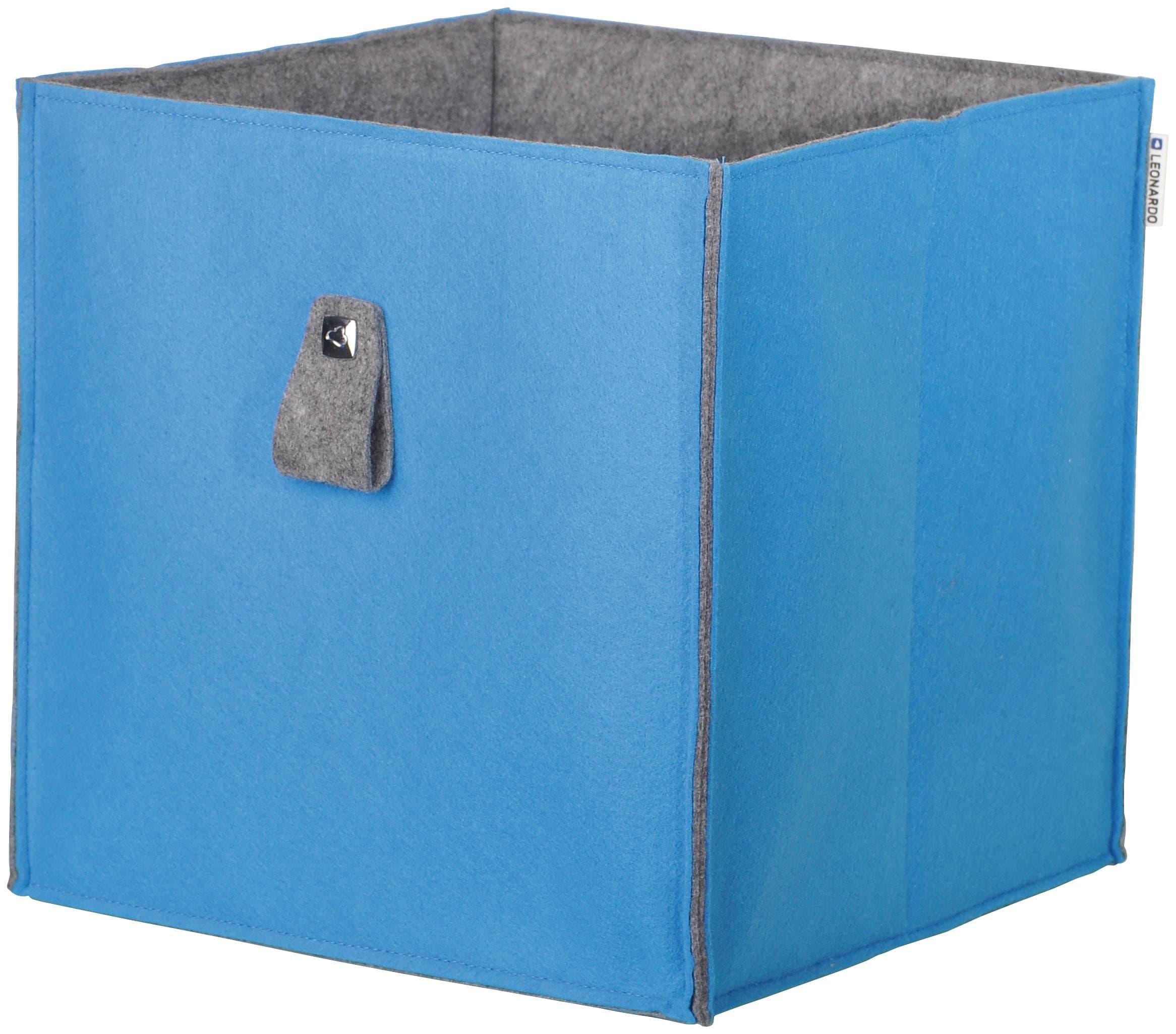 Phoenix Aufbewahrungsbox Atlanta: Faltbare Filzbox in Aquablau
