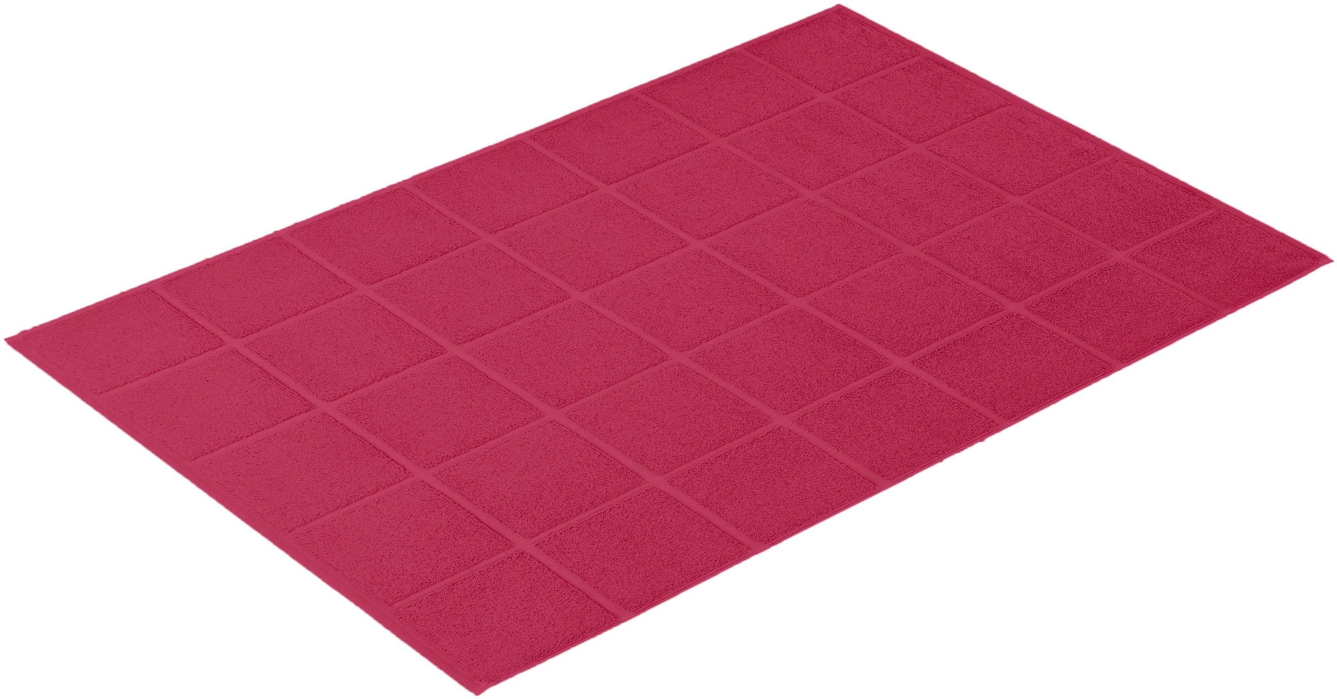 Bugatti Badematte Pratos: Vegan, Hochwertige Baumwolle, Karo-Design