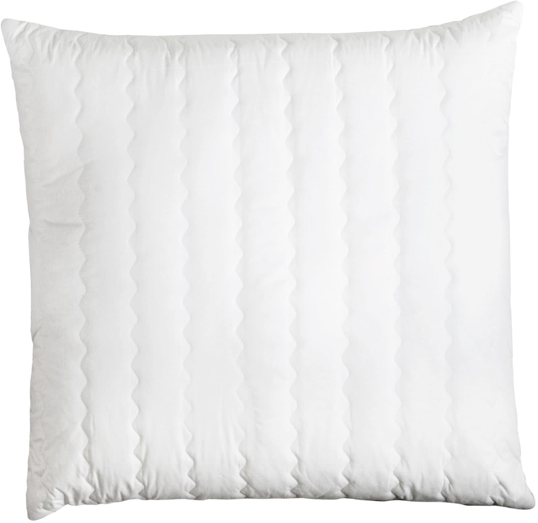 CENTA-STAR Aqua Aktiv Kopfkissen Weiß 80x80cm Baumwolle Polyester
