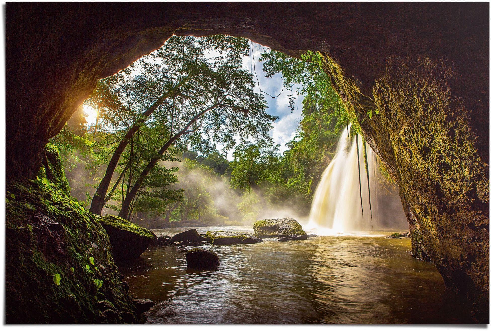 Reinders Poster Natur Grotte Grün Maxi Format