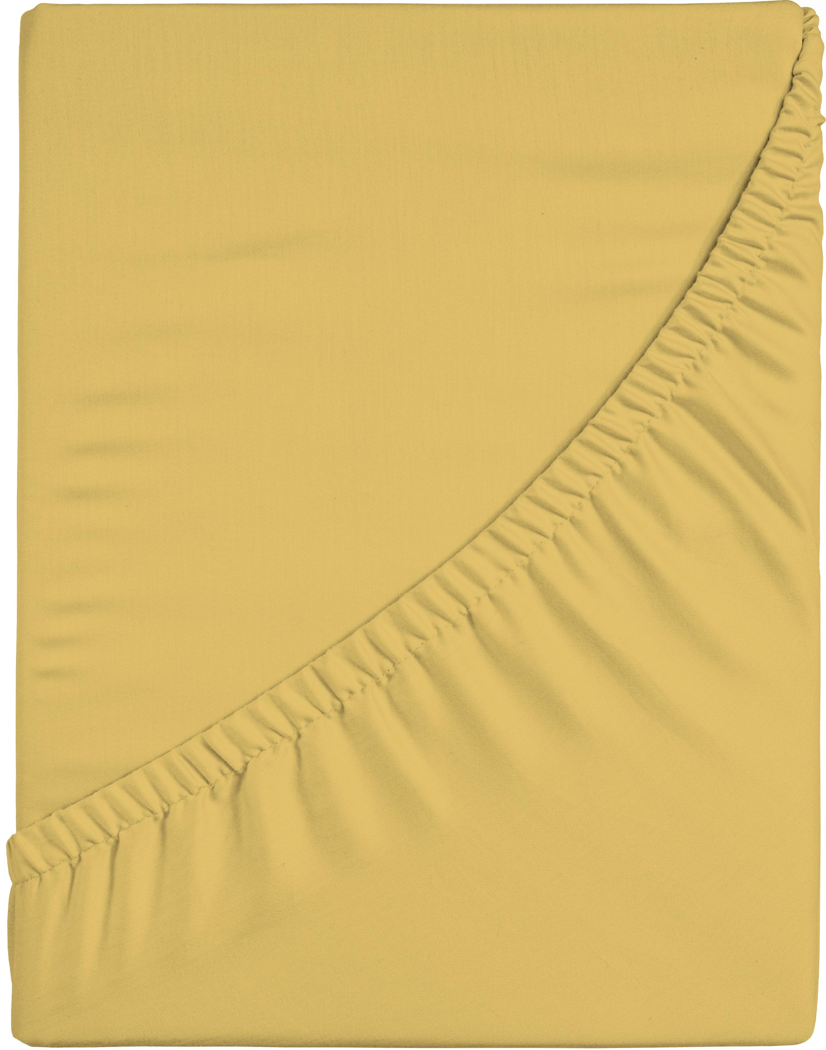 Bellana Spannbettlaken Premium-Stretch Weizen Jersey-Elasthan
