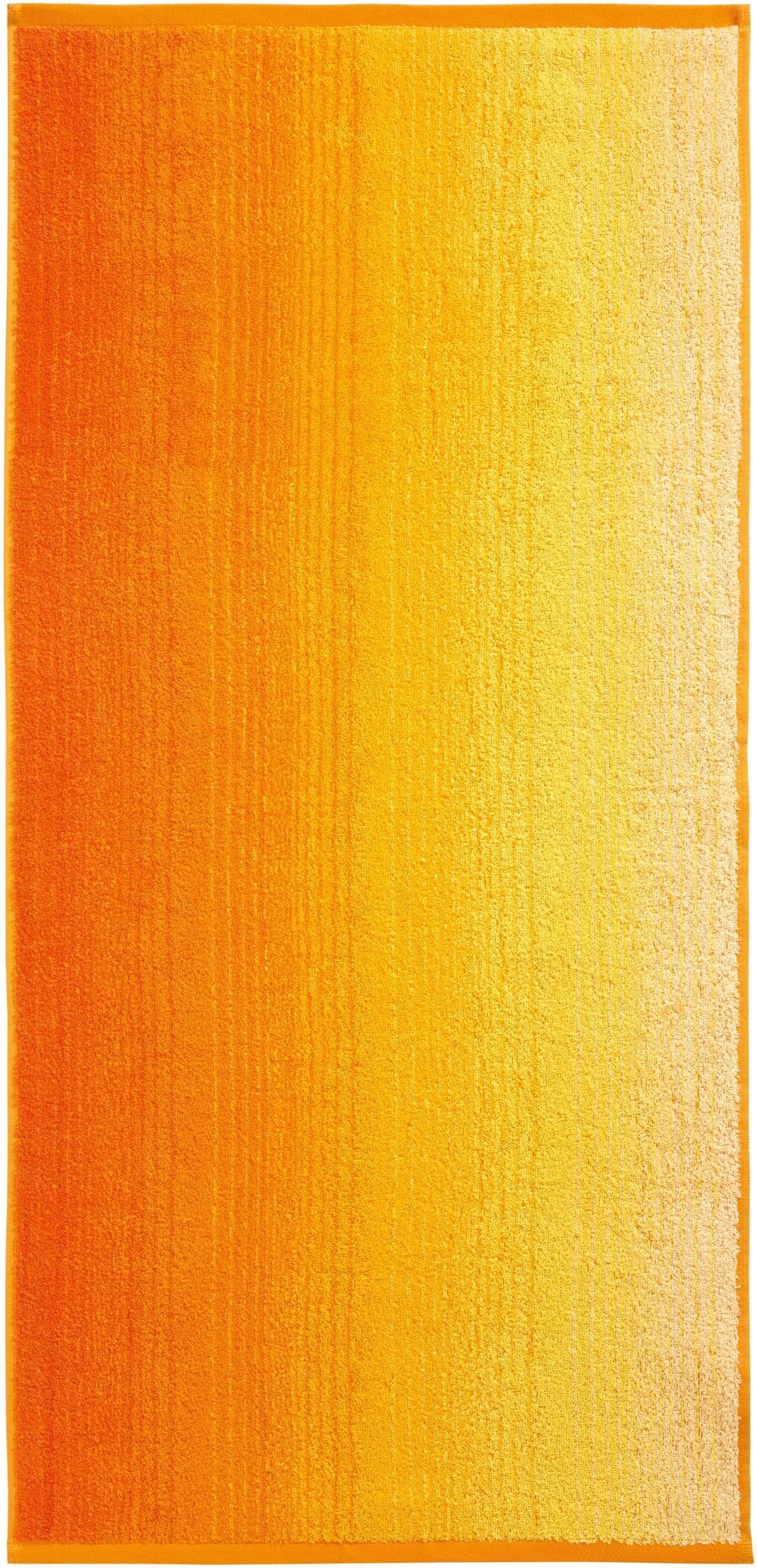 DYCKHOFF Colori Handtuch Gelb Walkfrottee 100% Baumwolle