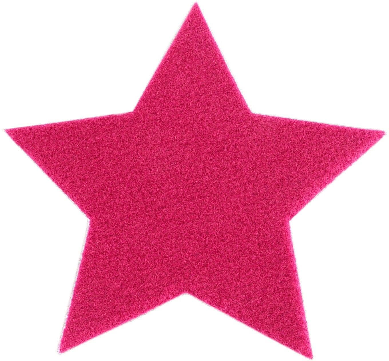 PRIMAFLOR-IDEEN IN TEXTIL Platzset Stern Pink Weihnachtsdeko