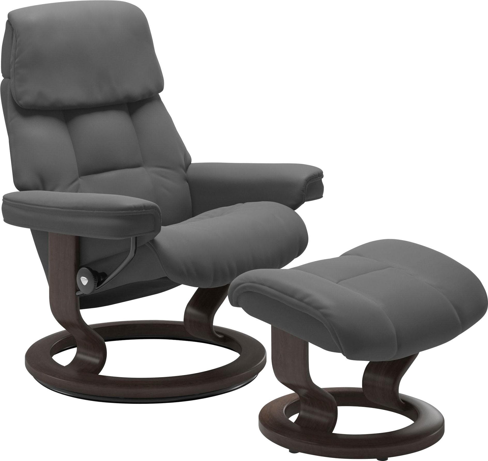 Relaxsessel STRESSLESS Ruby Grau Leder BATICK