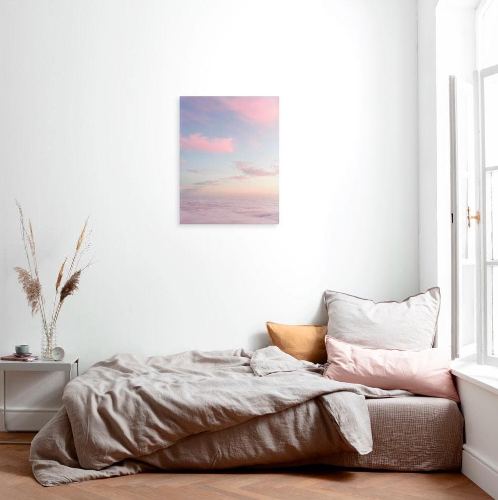 Leinwandbild KOMAR Endless Rose Rosa Blau Lila