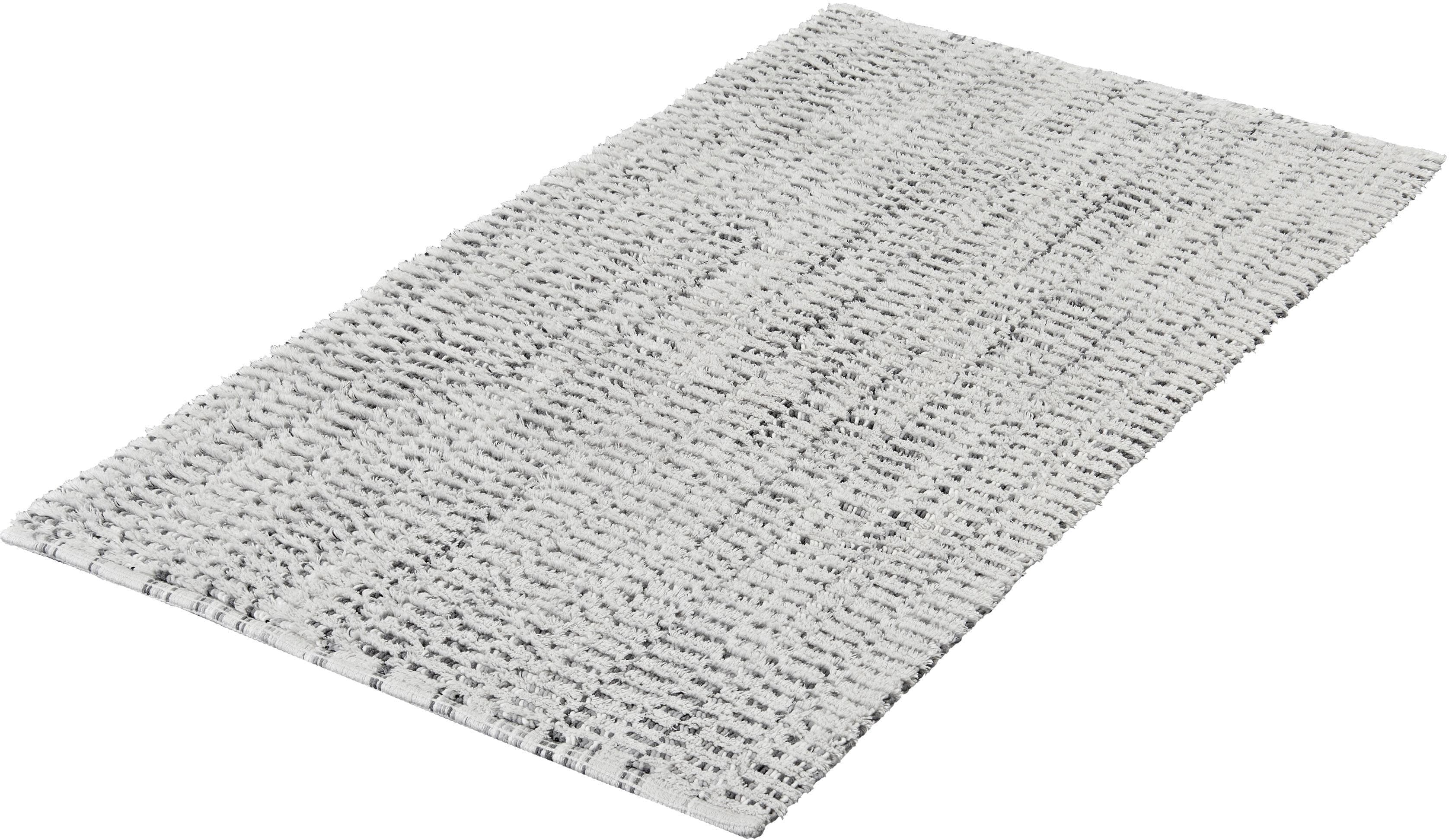 Kleine Wolke Badematte Sway Grau 60x60 cm Baumwolle
