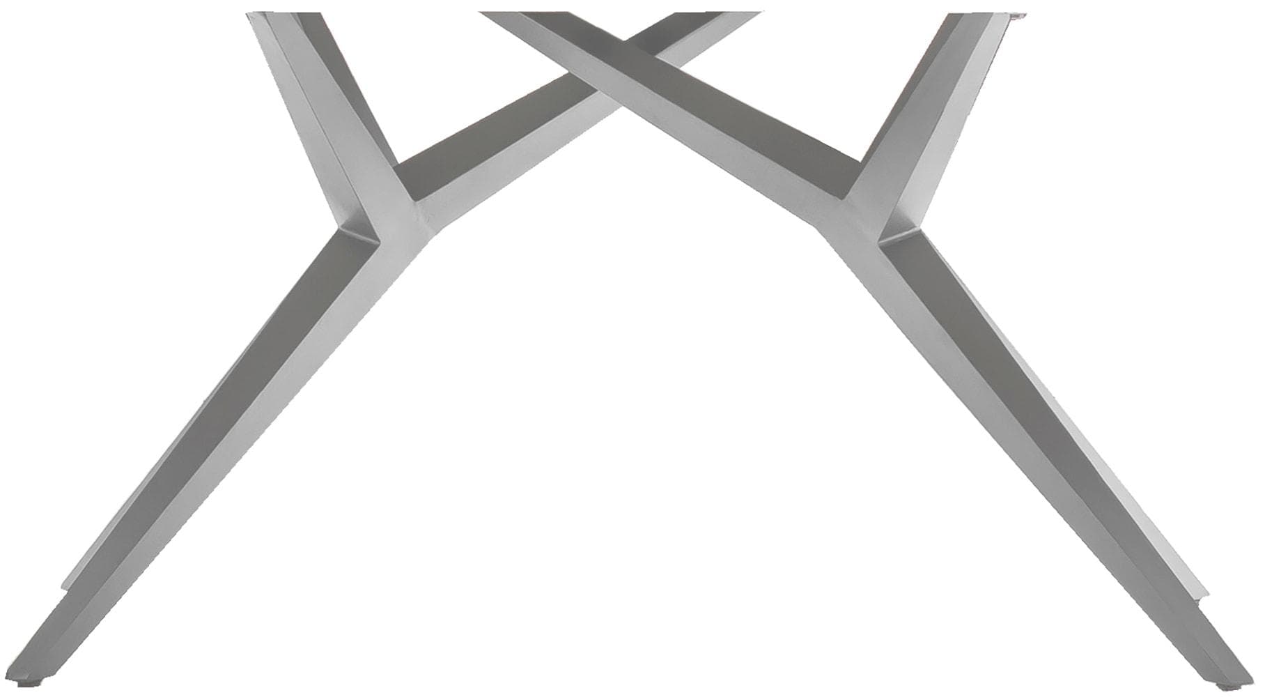 SIT Tischbein Antiksilber Extravagante Form Metallgestell