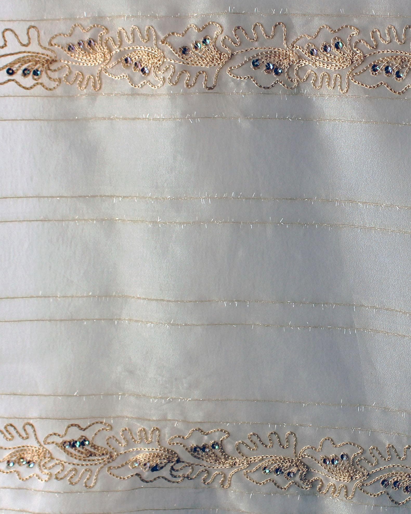 HOSSNER Gardine Sihlsee Lachs/Beige Polyester Schlaufenschal