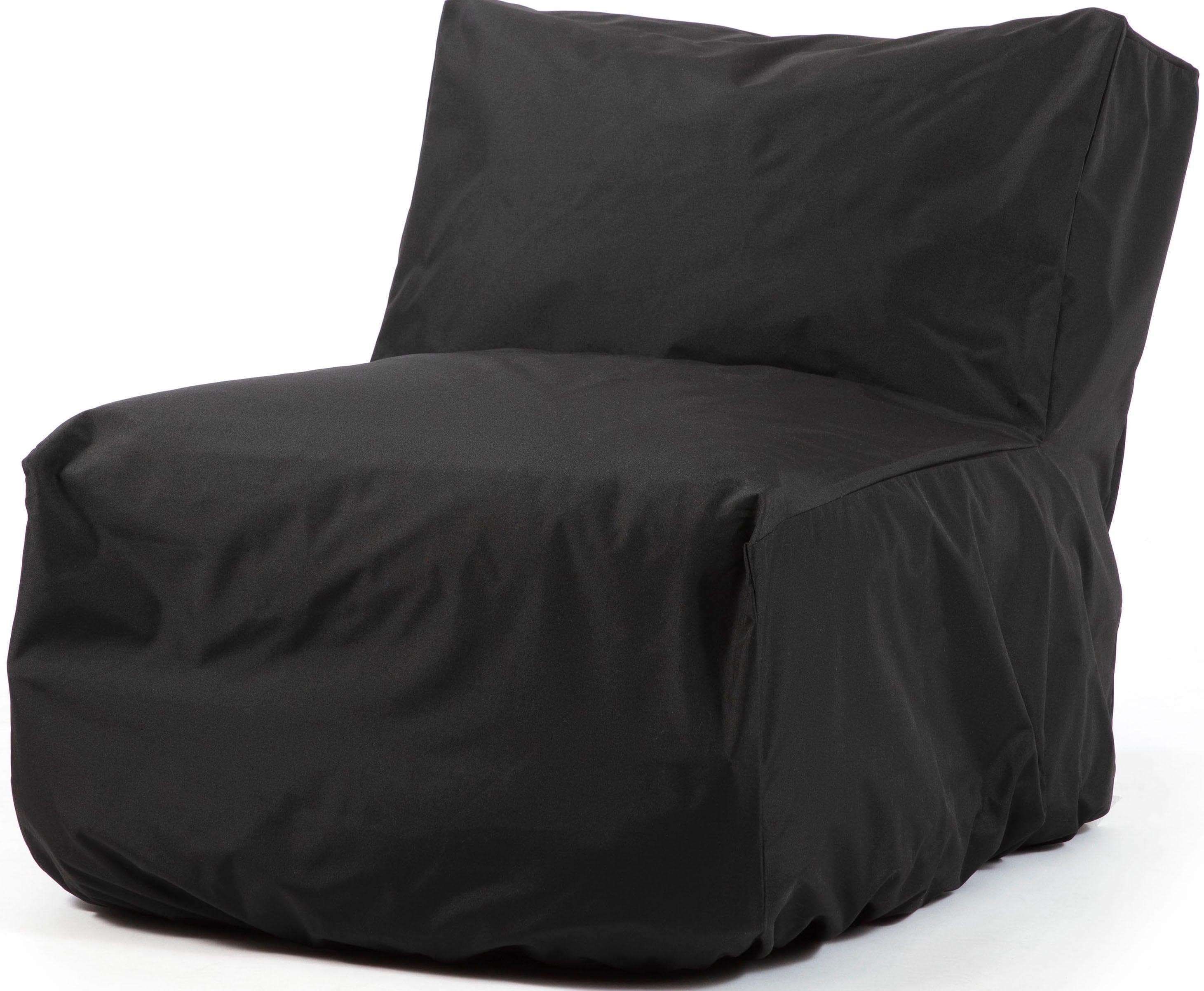 MAGMA HEIMTEX Sitzsack Schutzhülle Twist Schwarz Polyester