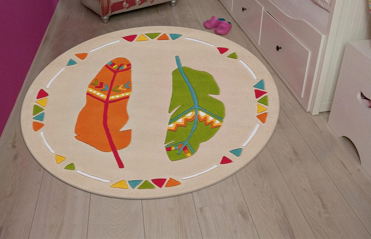 Arte Espina Spirit Glowy 3141 Kinderteppich Bunt Leuchtgarn