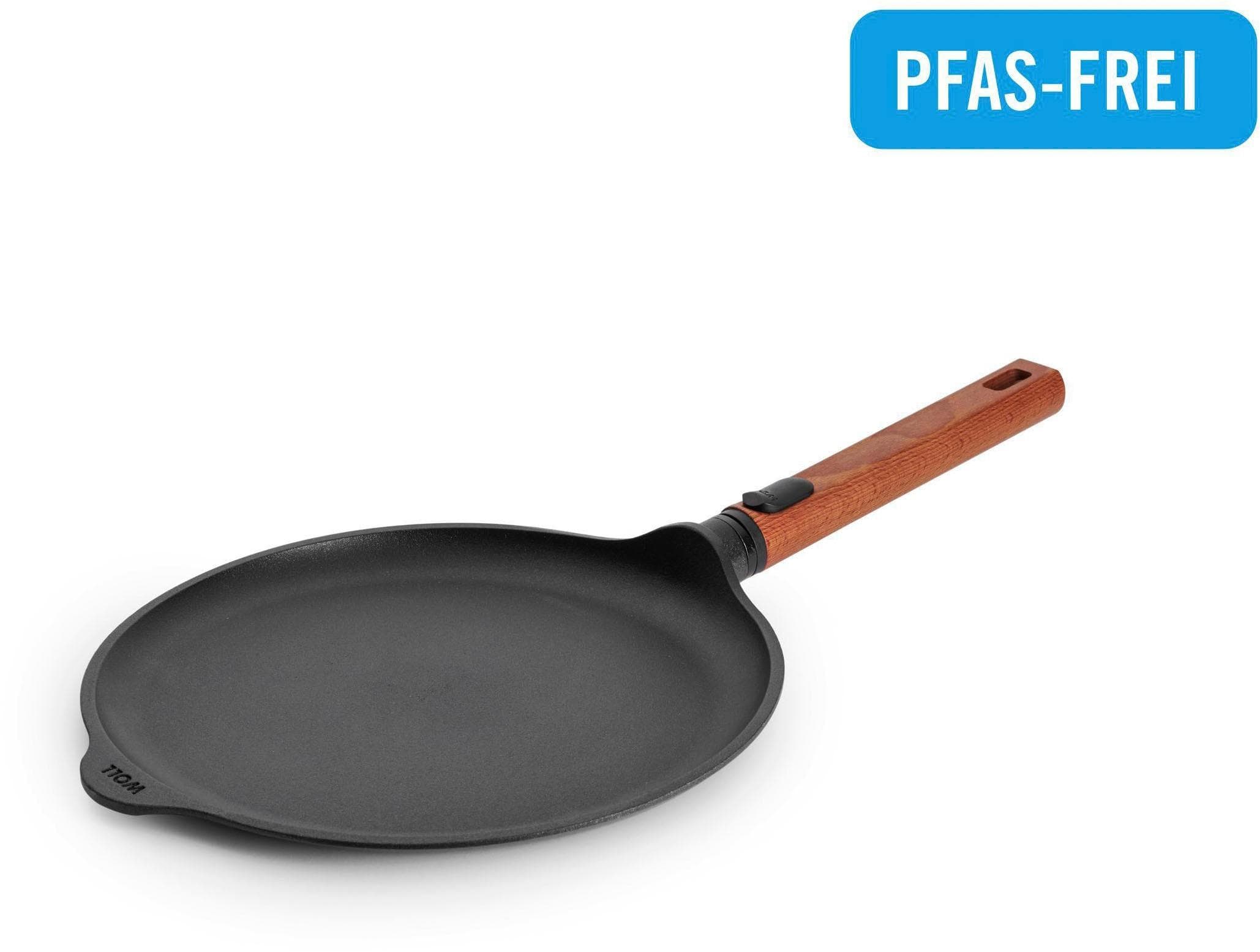 WOLL Crêpepfanne Eco Logic QXR Guss-Crêpespfanne Schwarz