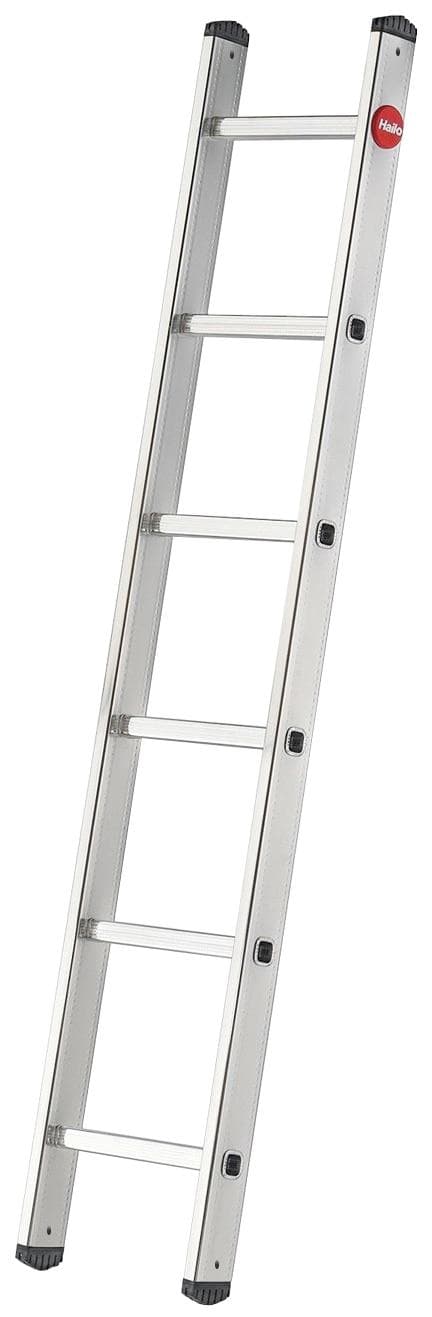 Hailo Anlegeleiter S60 ProfiStep uno alu 6 Sprossen, Maximale Belastbarkeit 150 kg