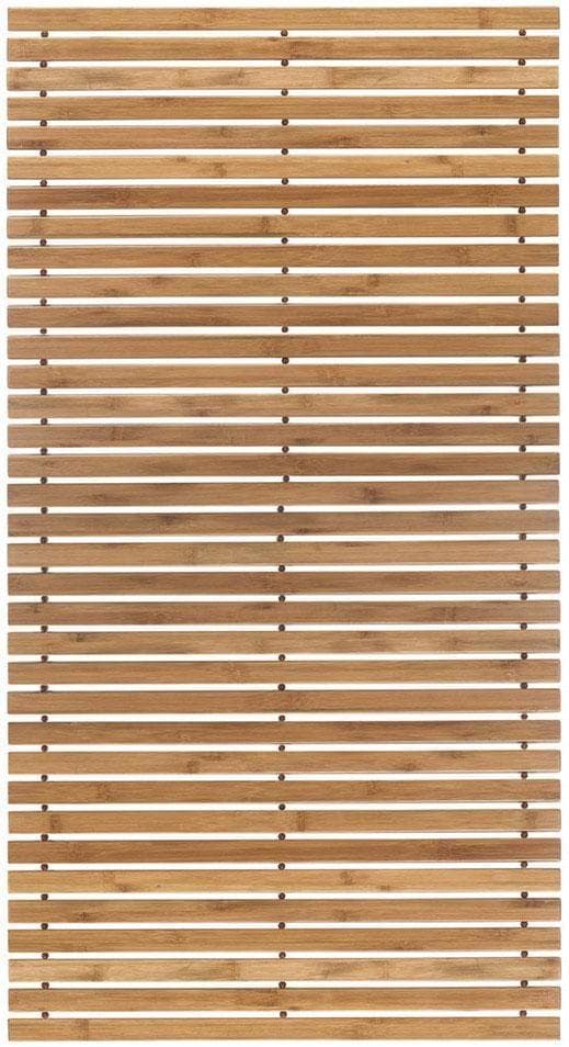 Kleine Wolke Badematte Level Holzmatte Bambus Beige