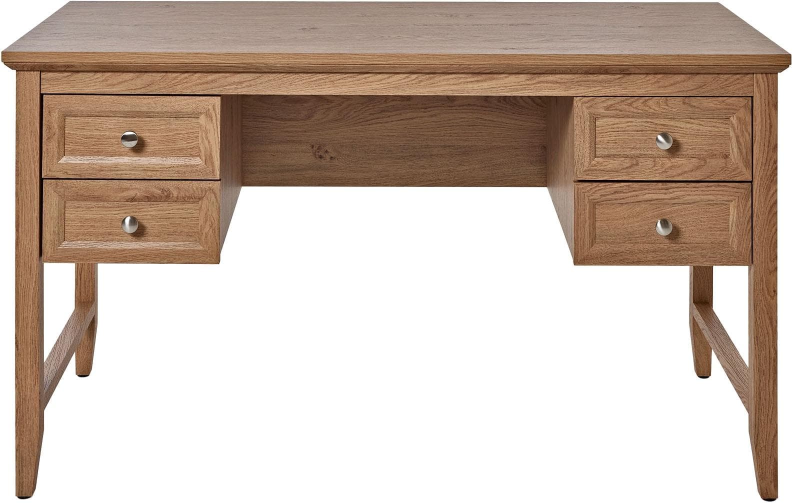 Jahnke Schreibtisch CLASSIC Braun 4 Schubladen Holzwerkstoff